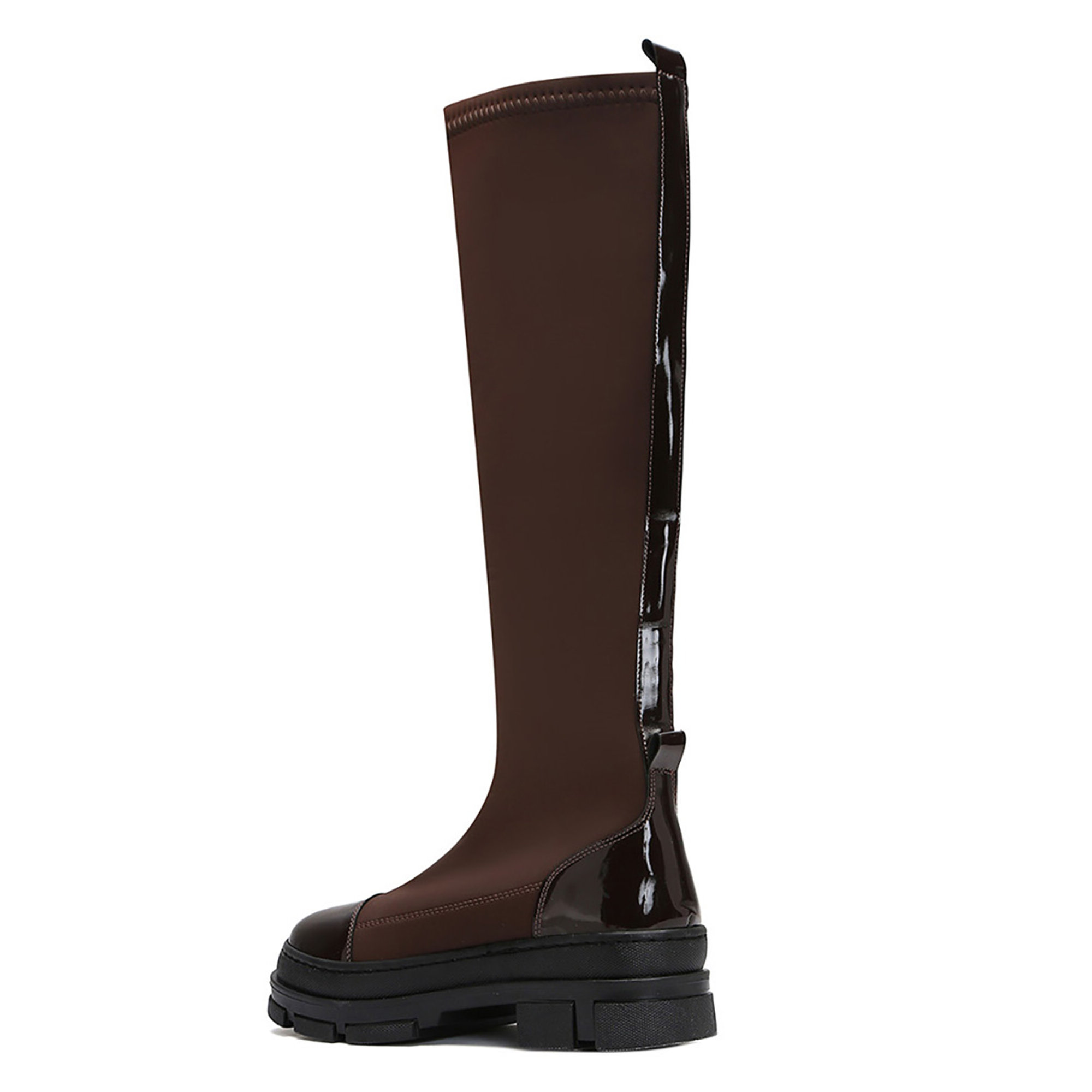 Stivali Femme couleur Marron Fashion Attitude vista2