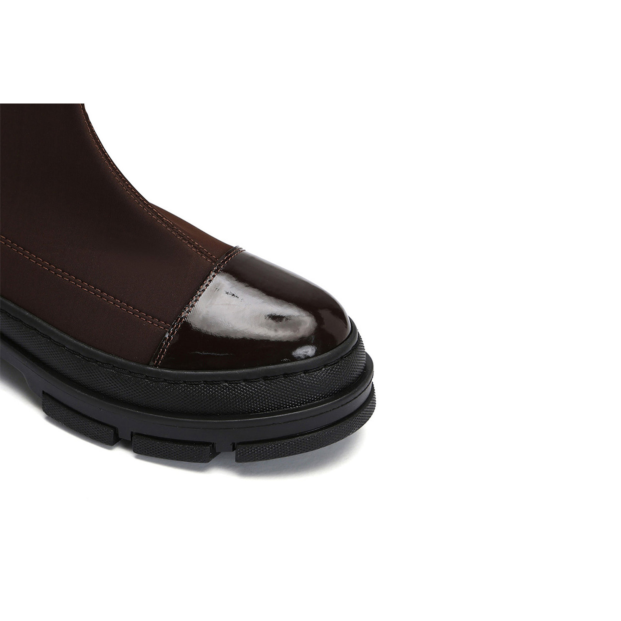 Stivali Femme couleur Marron Fashion Attitude vista4