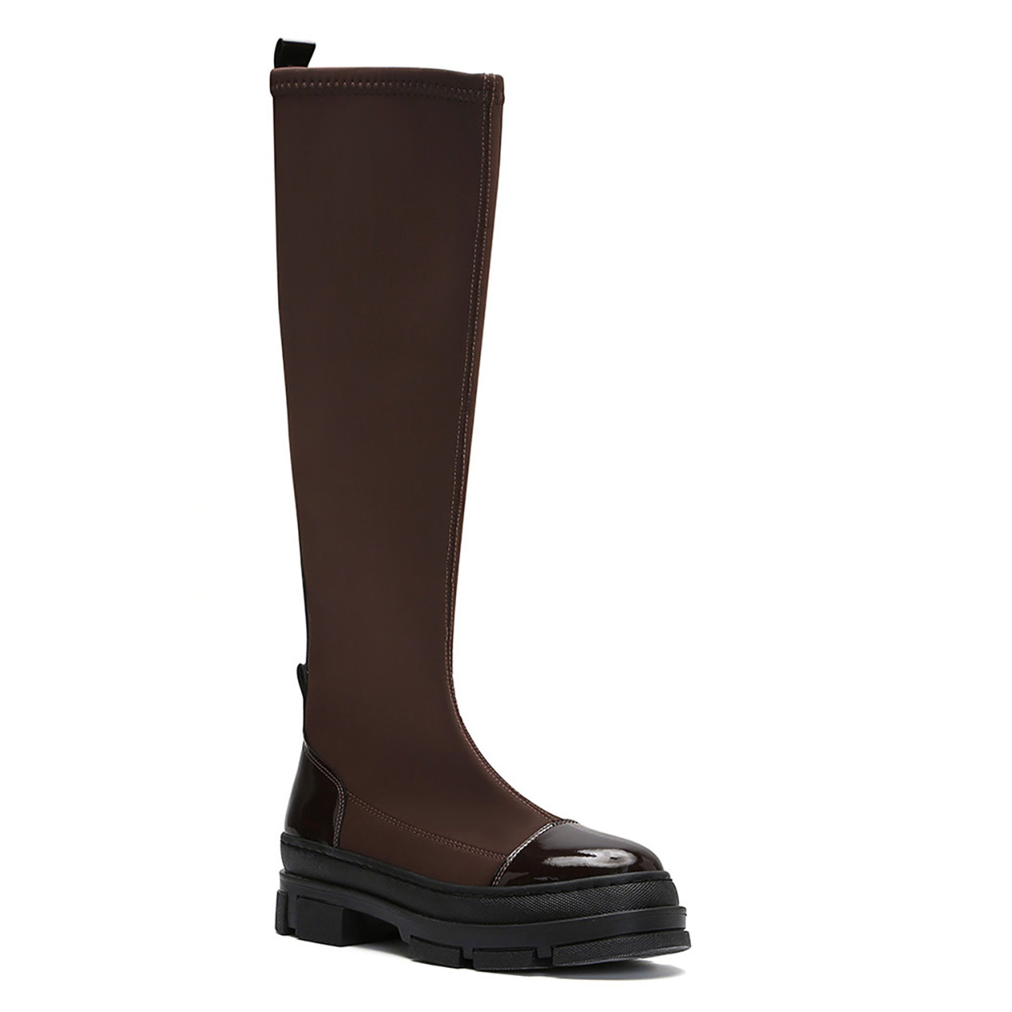 Stivali Femme couleur Marron Fashion Attitude vista1