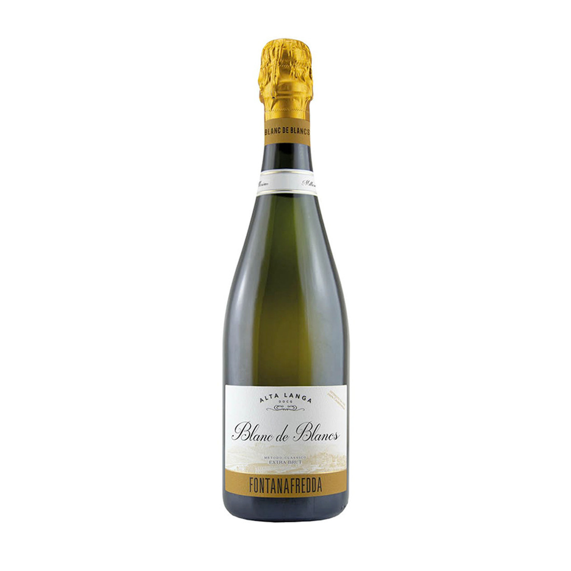Spumante Blanc de Blancs Alta Langa Docg Extra Brut 2019 - Fontanafredda 0.75 lt Fontanafredda vista0