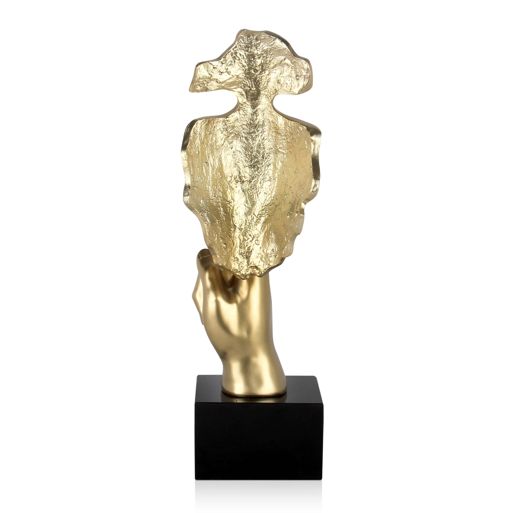 Adm - Scultura in Resina 'viso Astratto Uomo' Arte dal mondo vista2