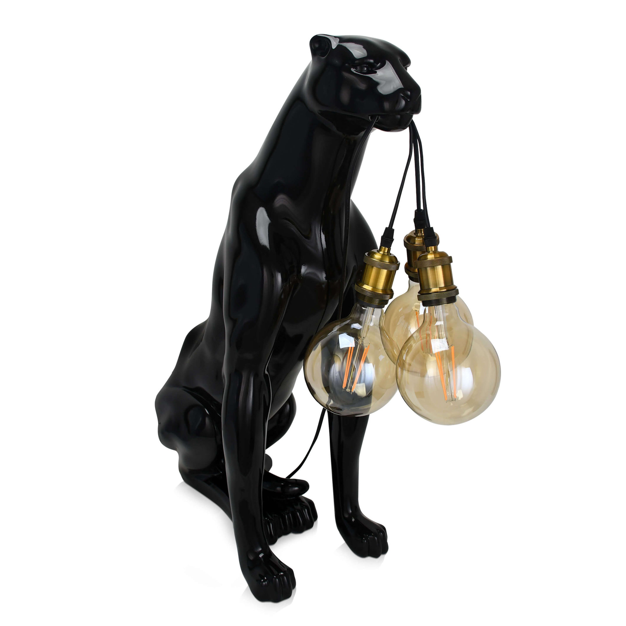 Adm - Lamp 'zittende panter' Arte dal mondo vista0