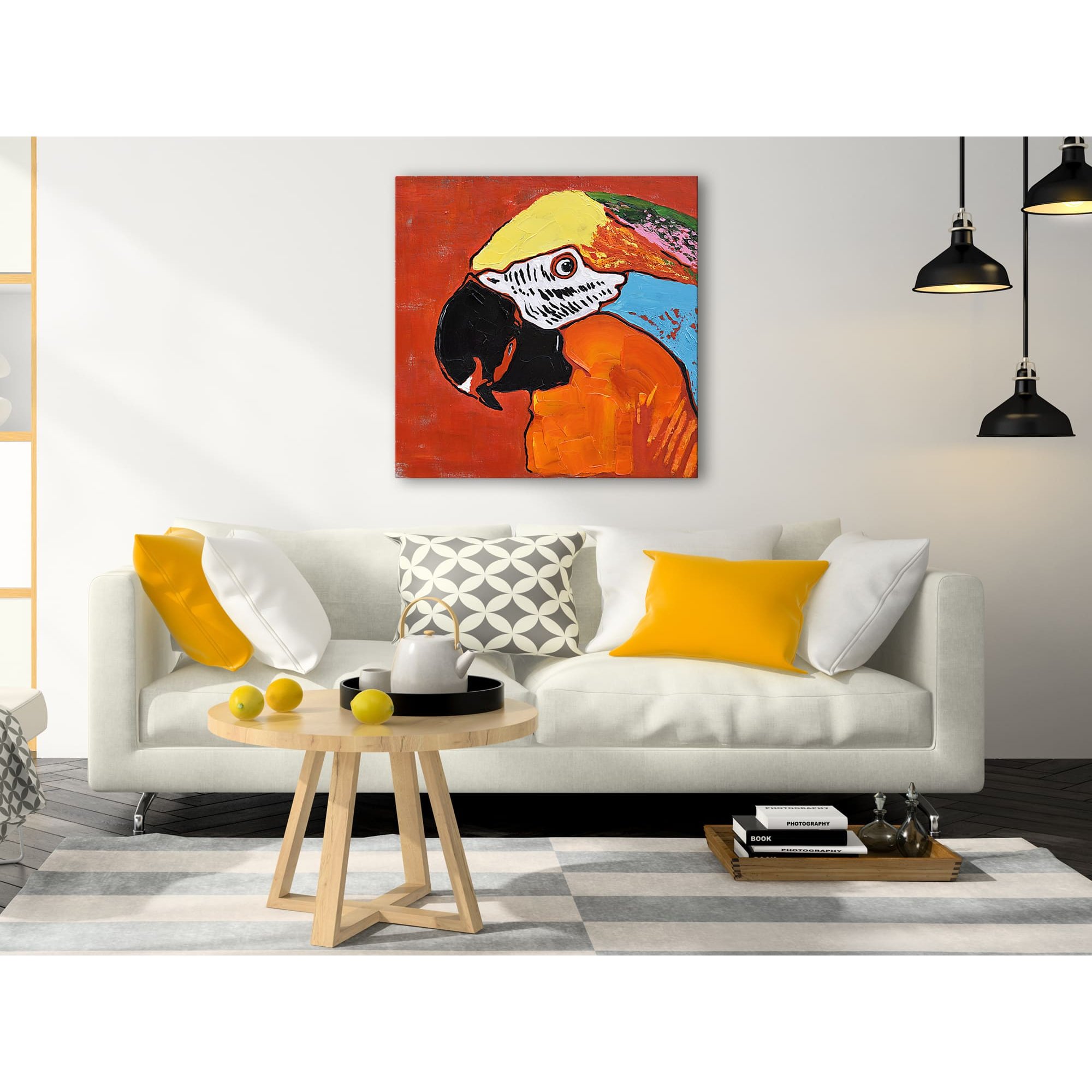 Adm - Peinture 'perroquet' Arte dal mondo vista2