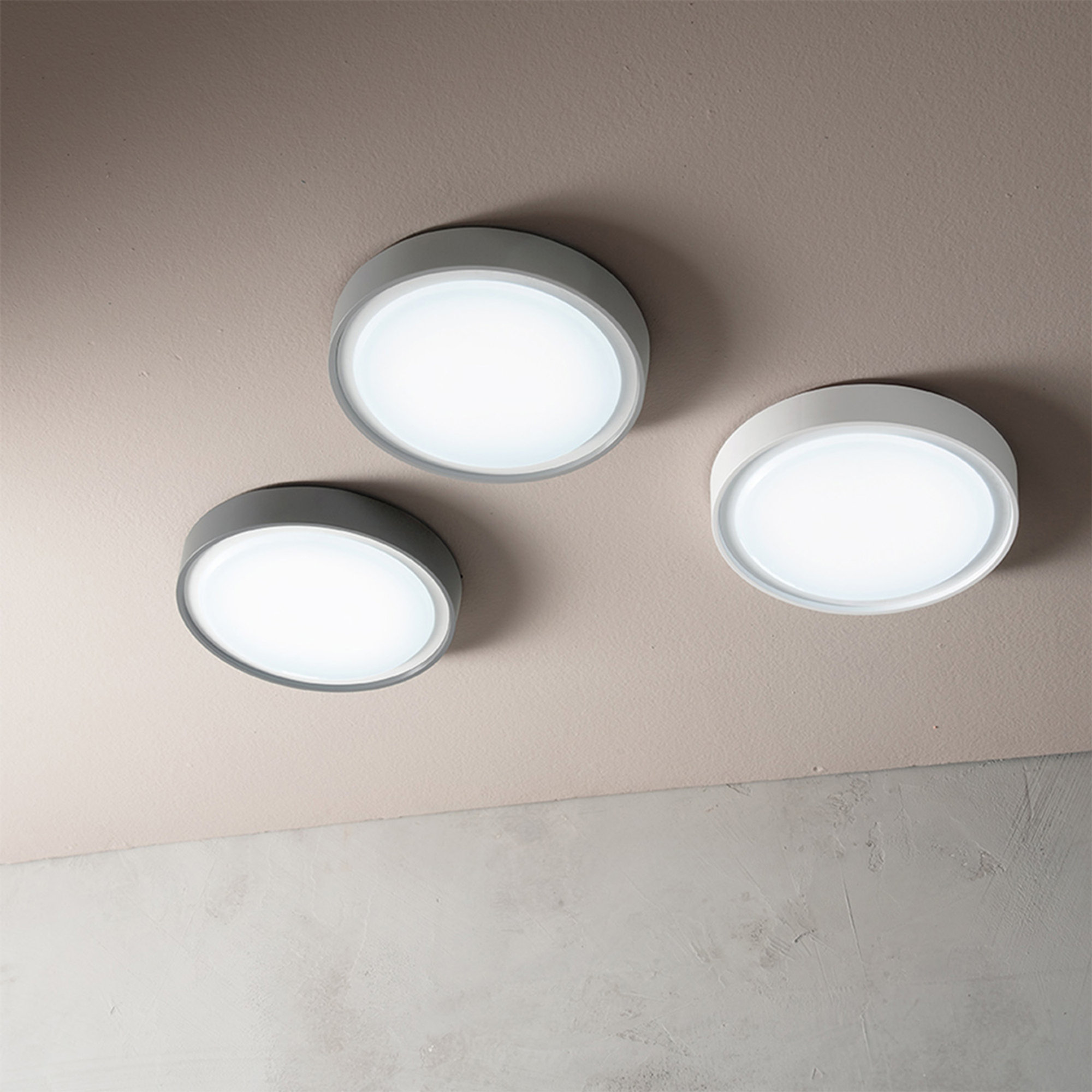 LED-Deckenleuchte für den Außenbereich AIDI, weiß Ondaluce vista2