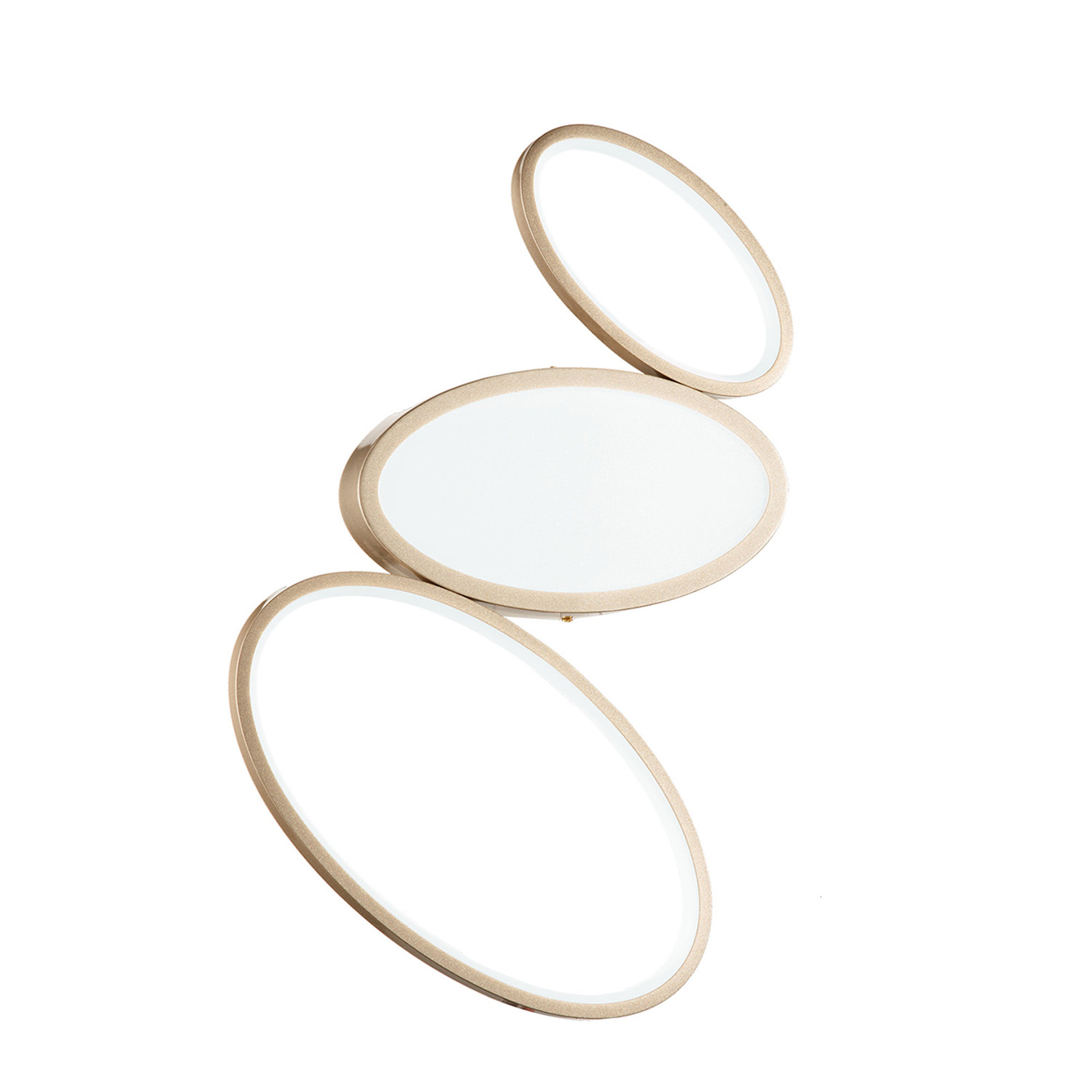 Plafoniera RICE LED dimmerabile, oro - piccola Ondaluce vista0