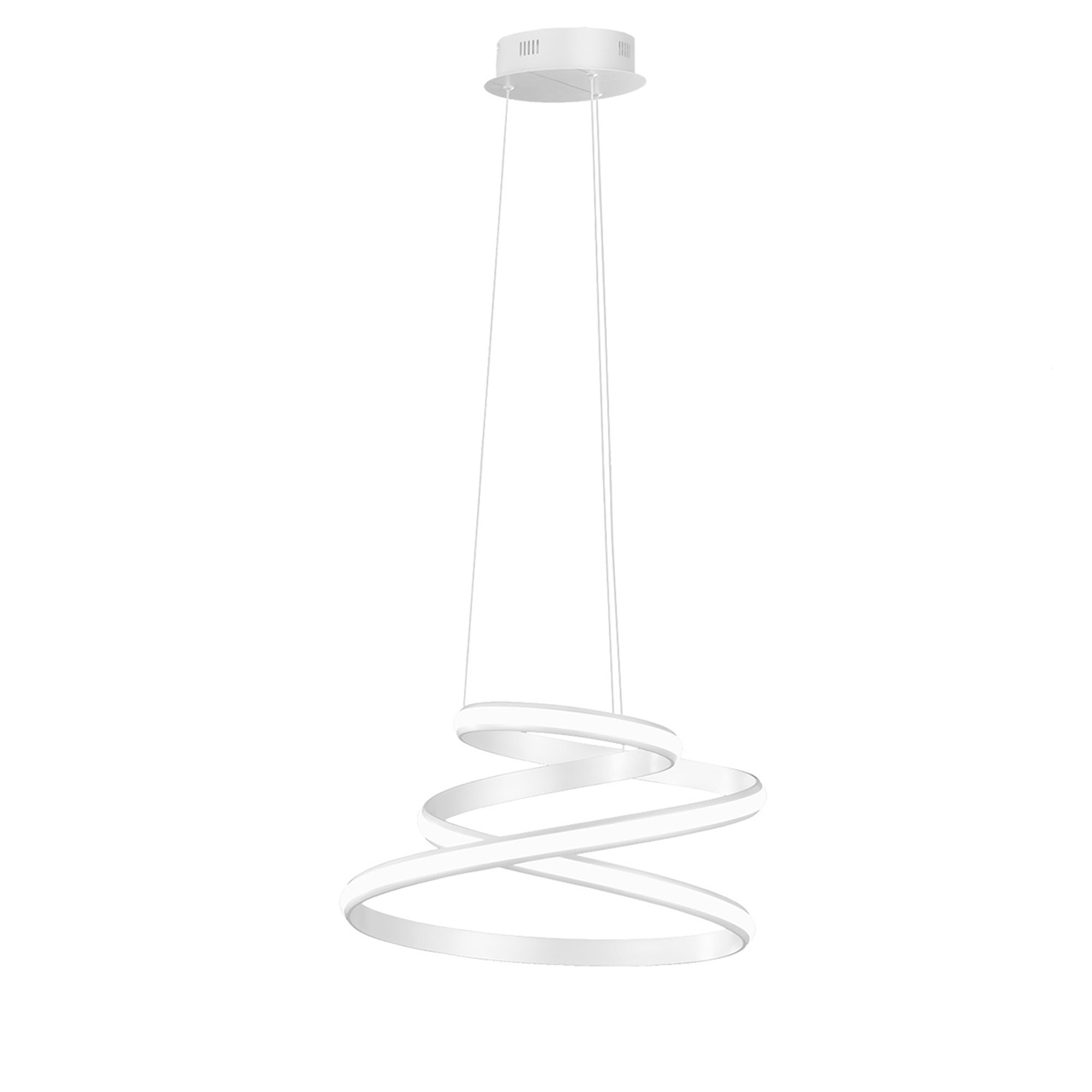 Suspension VUELTA LED en métal peint, blanc Ondaluce vista0