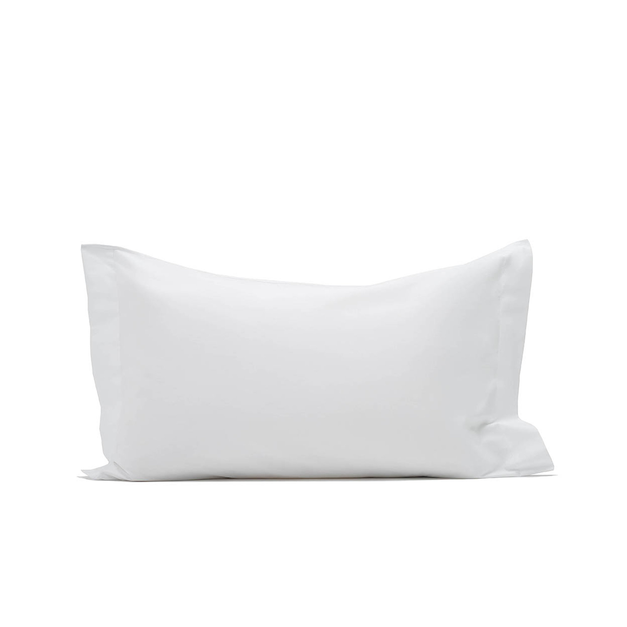 Completo Letto Raso Bianco Con Federe A Due Volani I rasi vista2