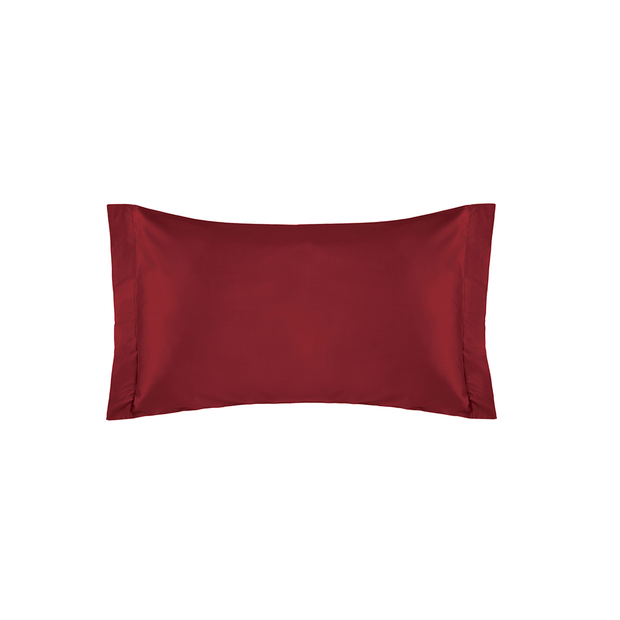 Completo Letto Raso Bordeaux Con Federe A Due Volani I rasi vista3