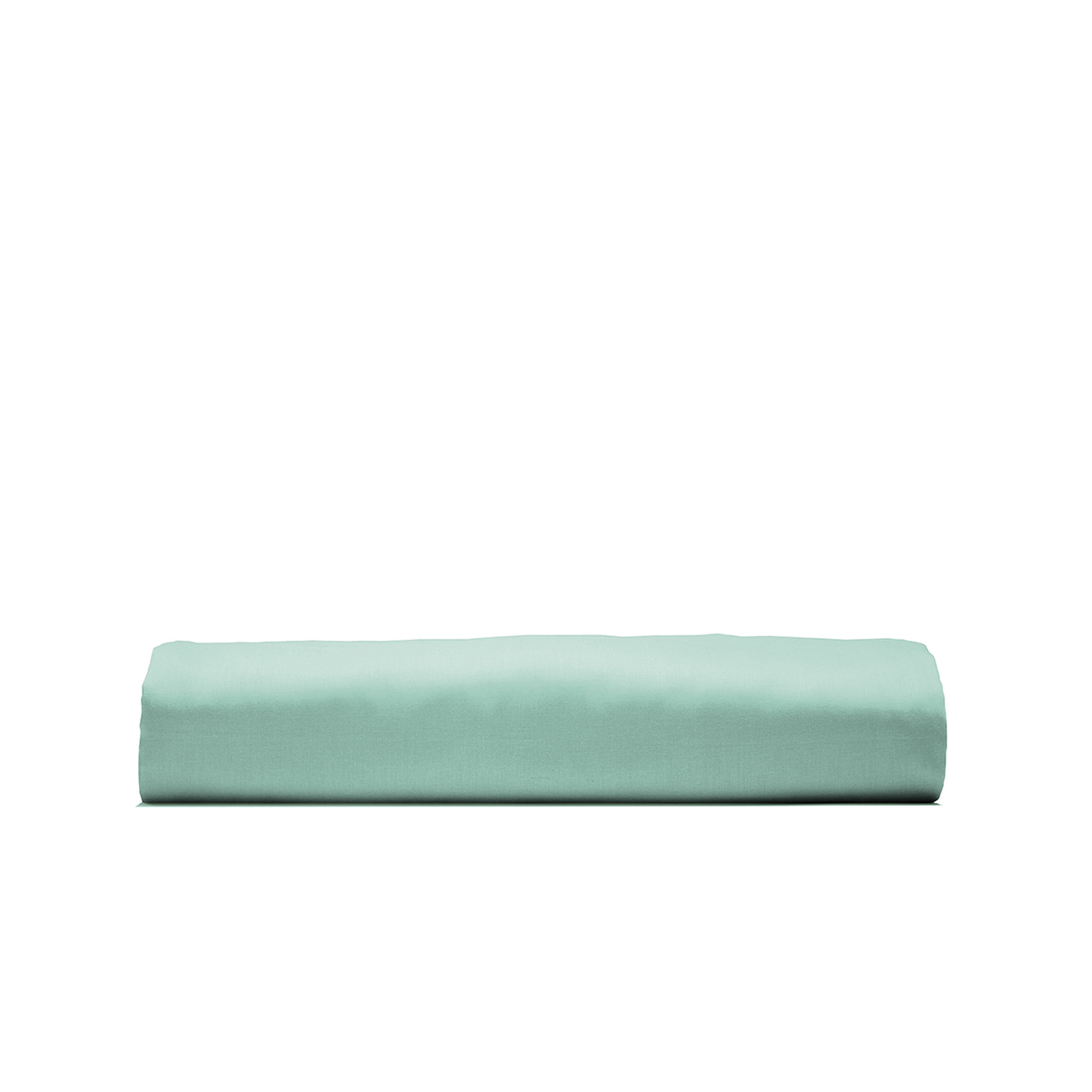 Ensemble de housse de couette en satin vert d'eau avec deux volants. I rasi vista3