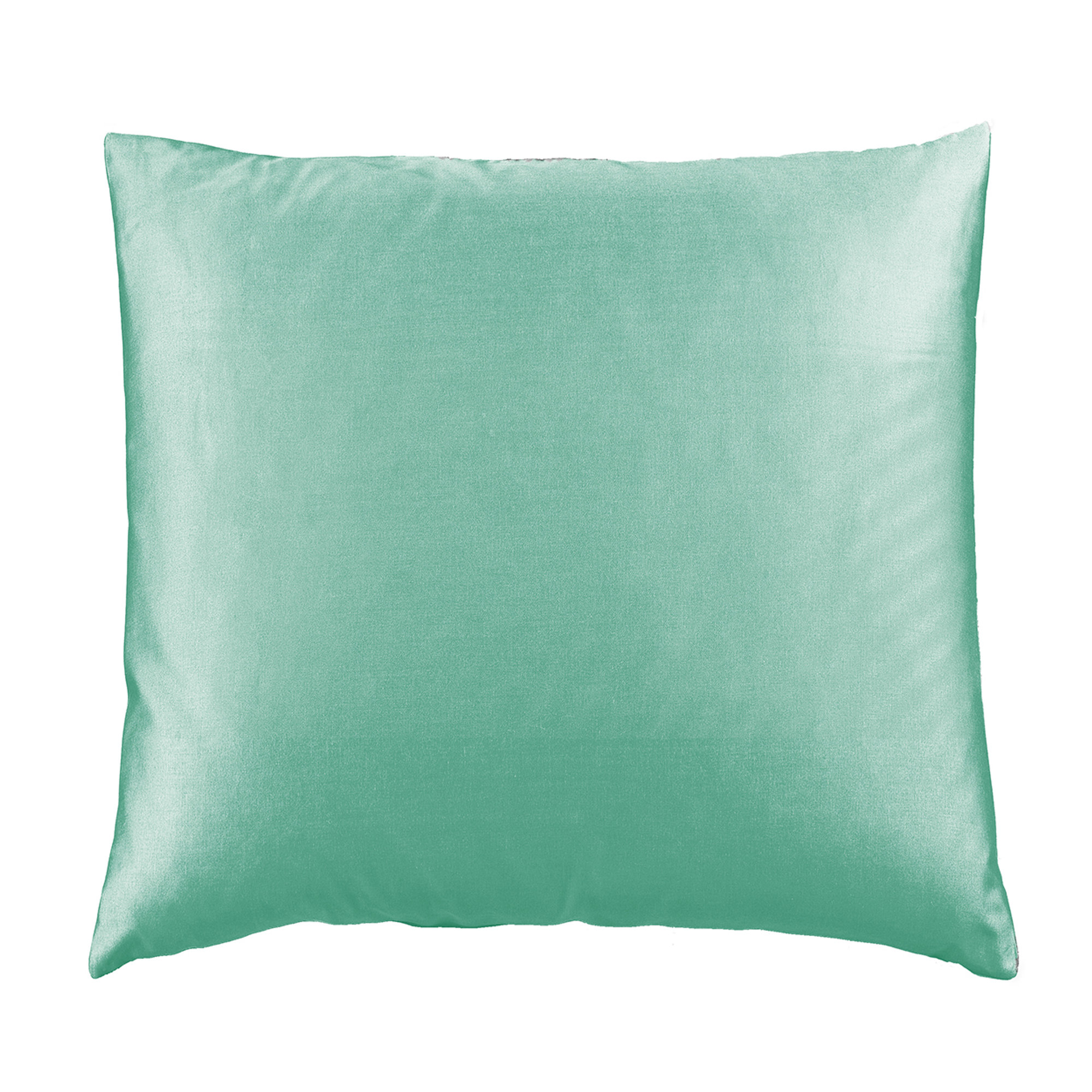 Cojín Decorativo 50X50Cm Satén Verde Agua I rasi vista0