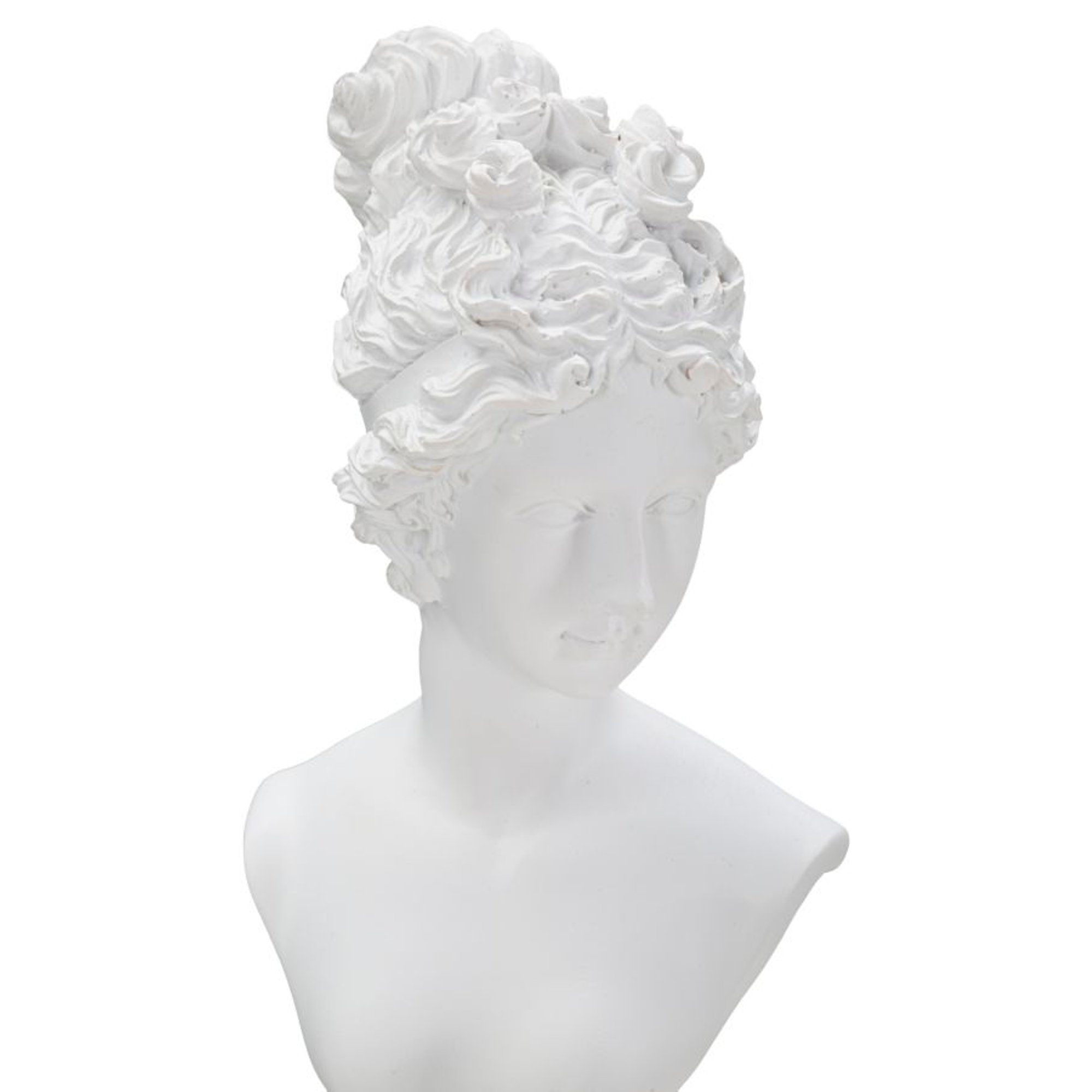 Skulptur Statue Frau C/Sockel cm 11x10,5x35,5 Charme 1921 vista2