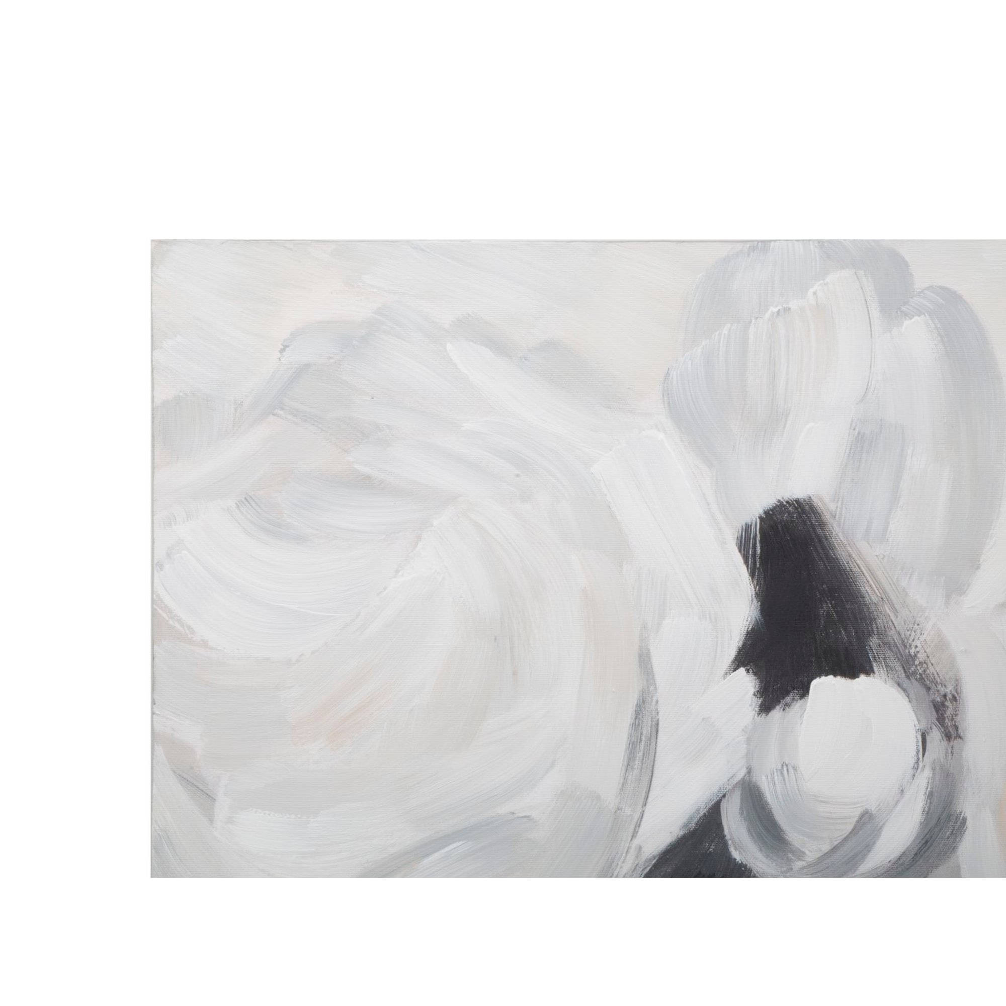 Dipinto su Tela White Flower -a- cm 90x3,7x90 Charme 1921 vista1