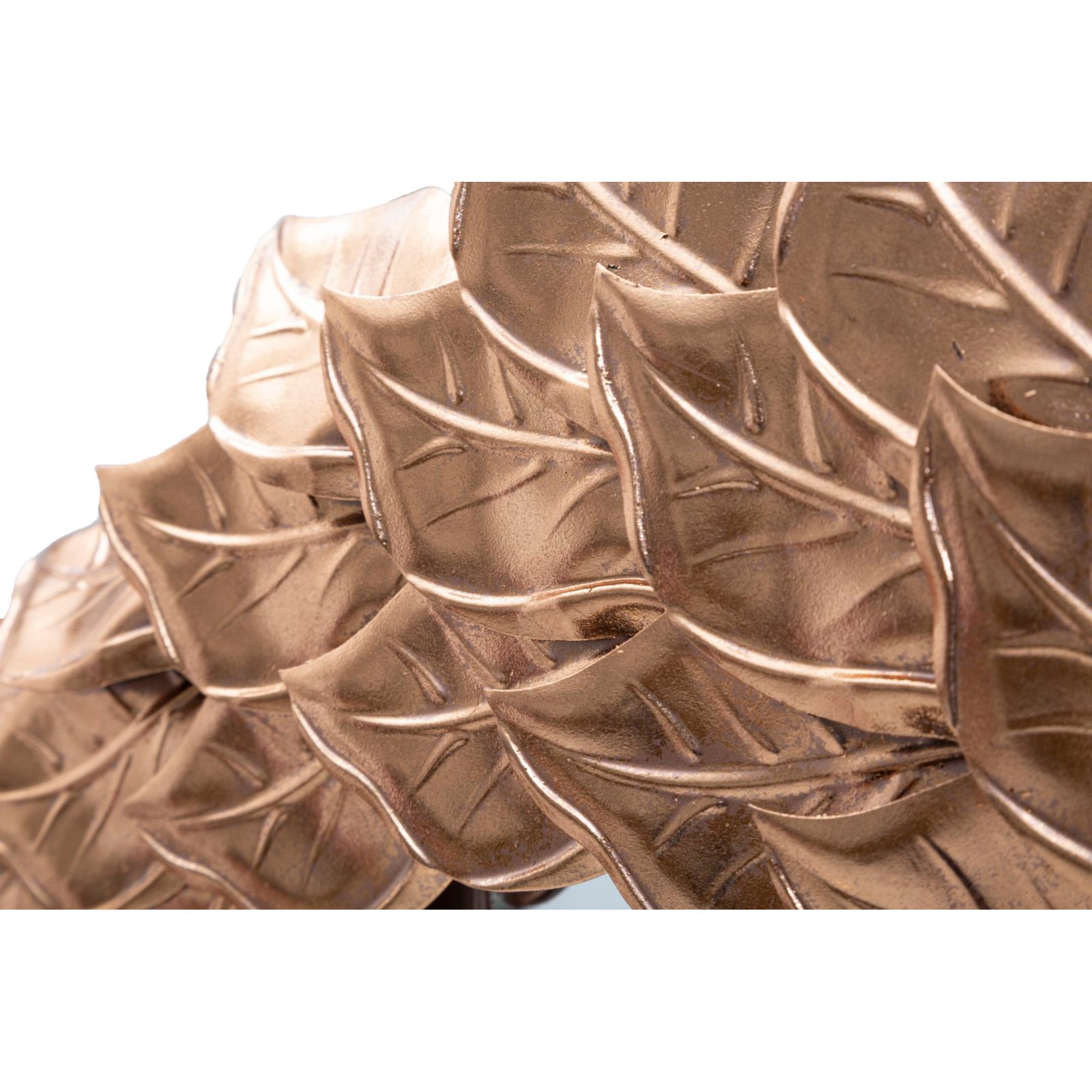 Espejo de Pared Glam Petal Cobre cm ø 73x5 Charme 1921 vista3