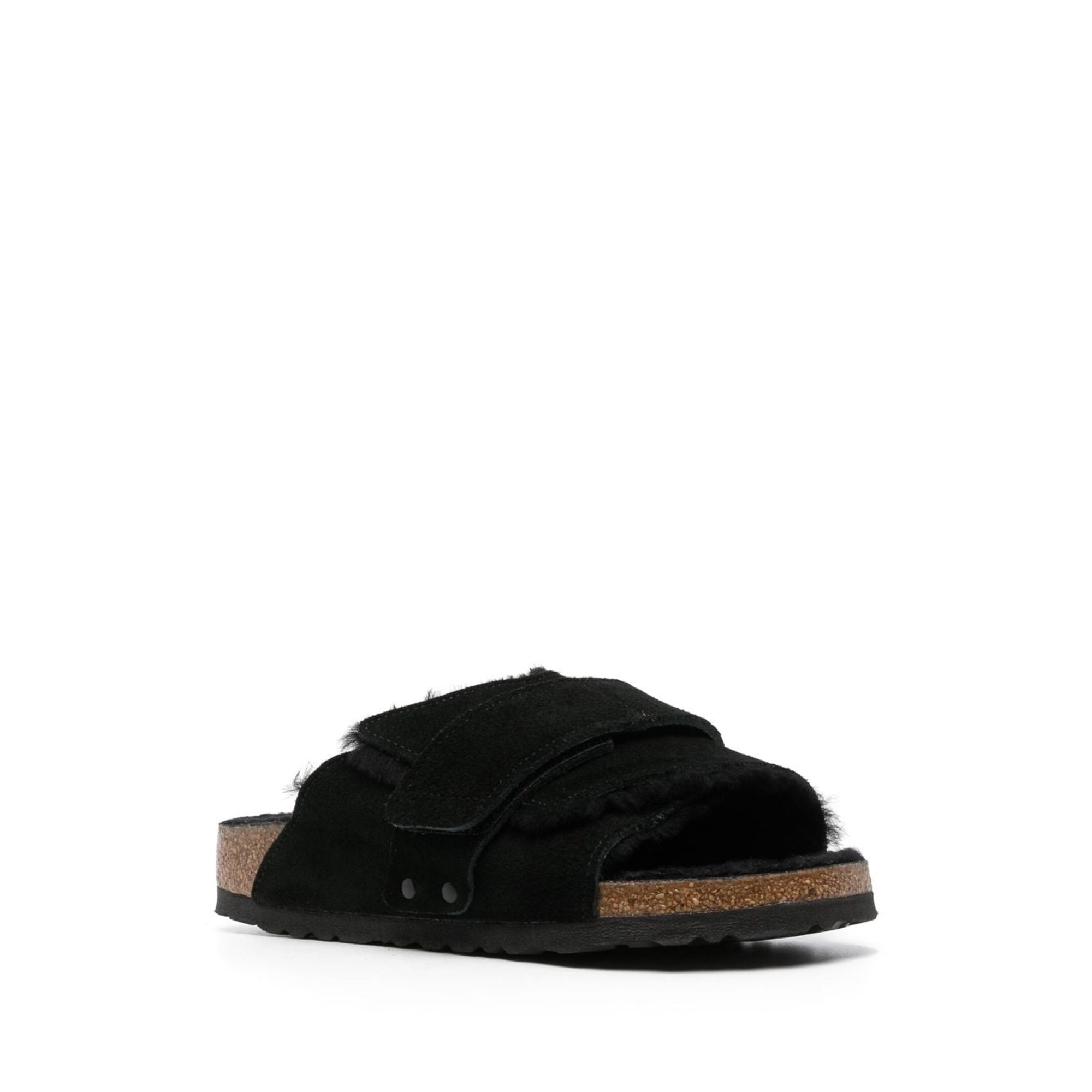 Kyoto Shearling Black, Suede Leather/nubuck 1023229 Birkenstock vista1