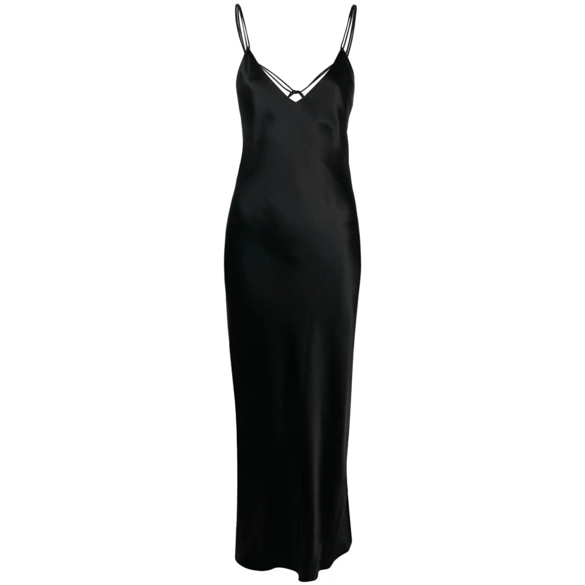 Viscose Satin Slip Dress 11071mydress Forte_Forte  vista1