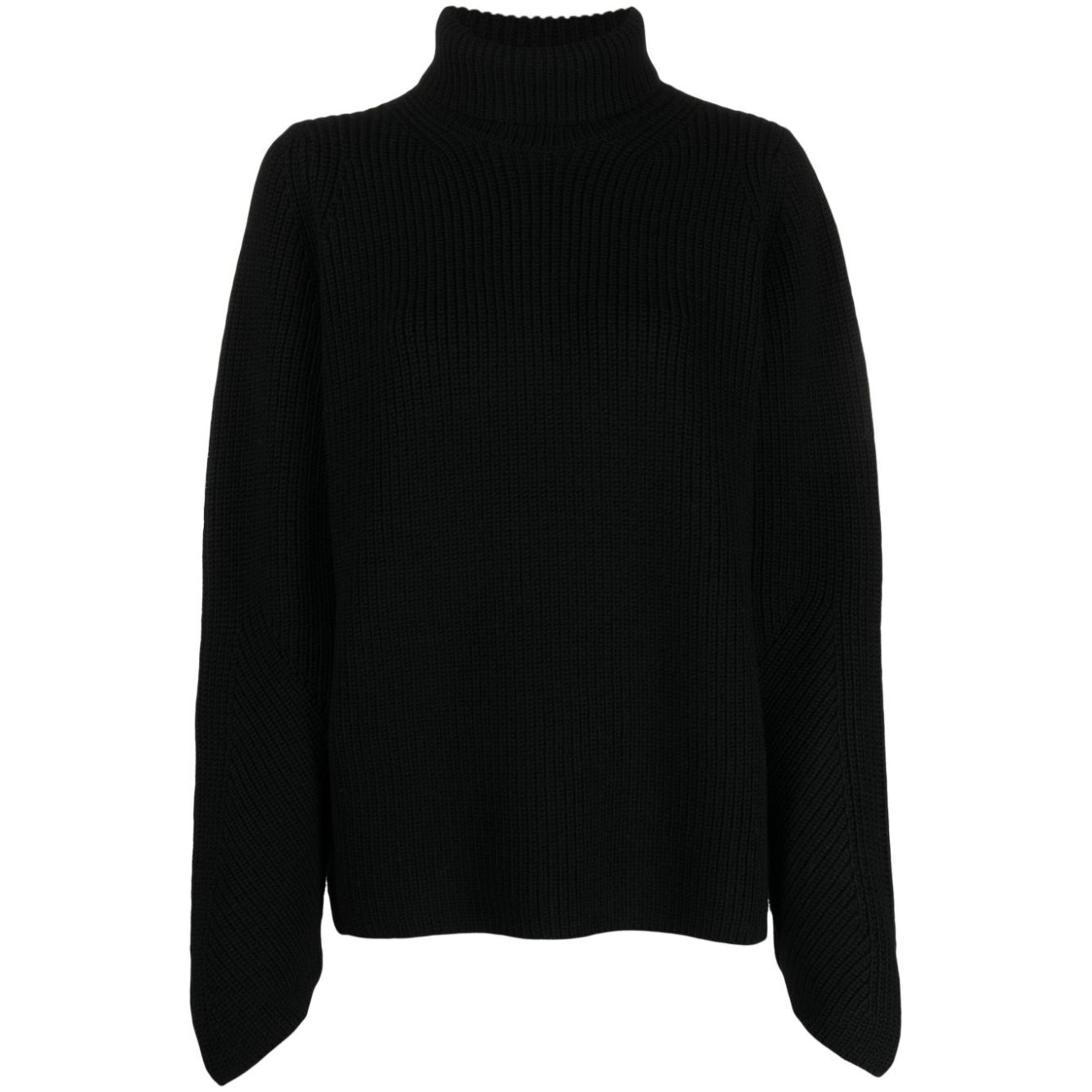 Stretch Merinos Oversized Turtle Neck Sweater 11118myknit Forte_Forte  vista0