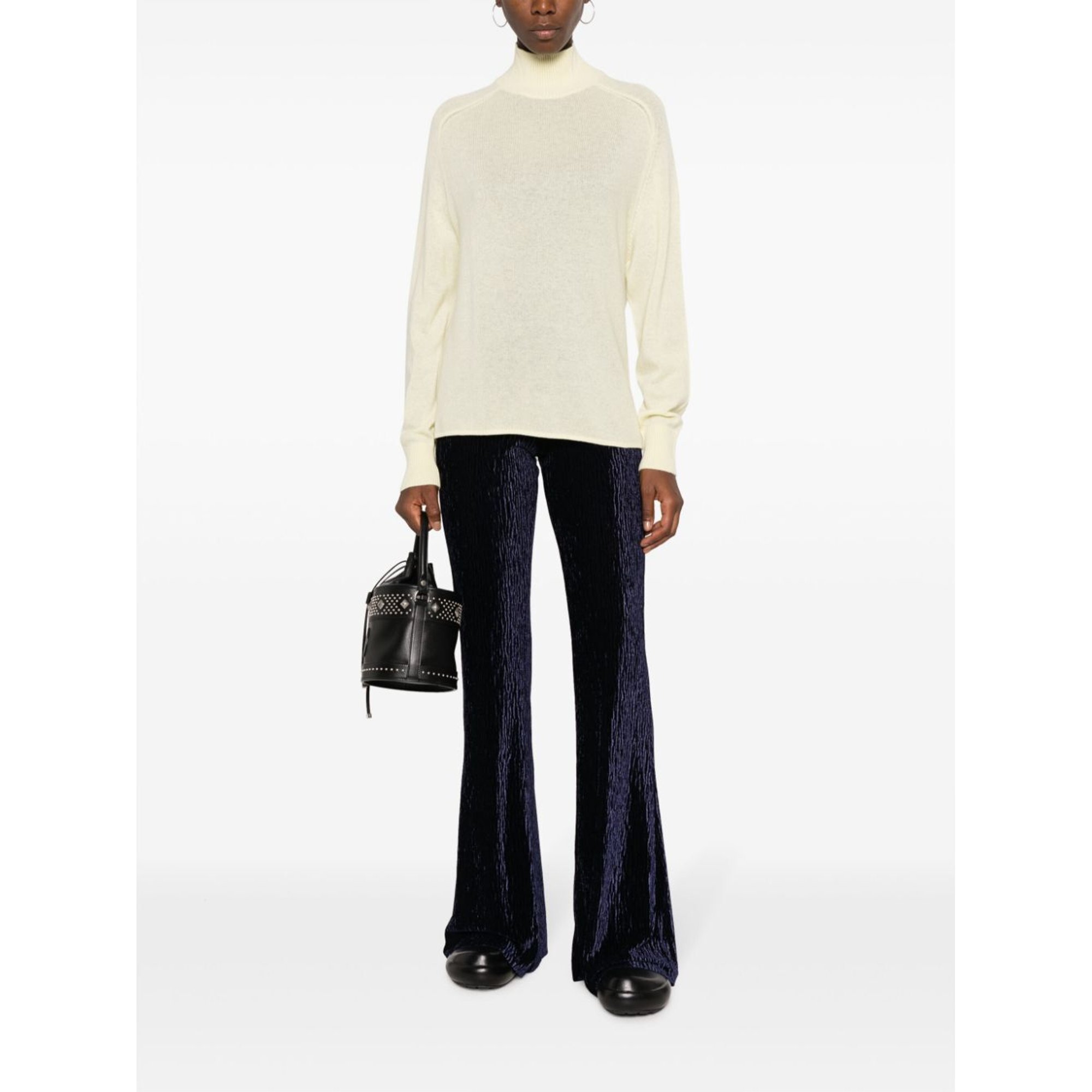 Cashmere Wool Turtle Neck Sweater 11120myknit Forte_Forte  vista3