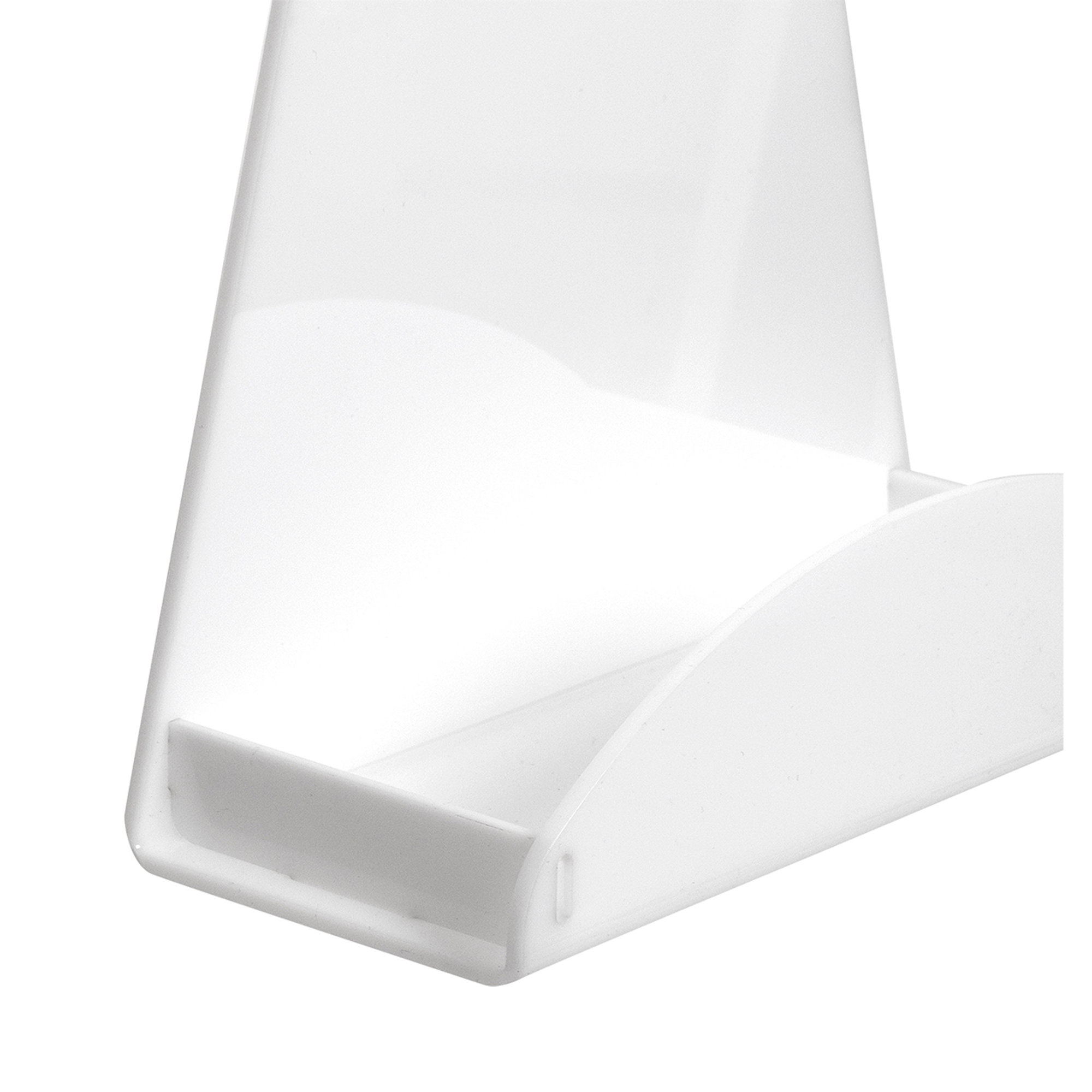 Clio shower shelf hanger white Iplex vista2