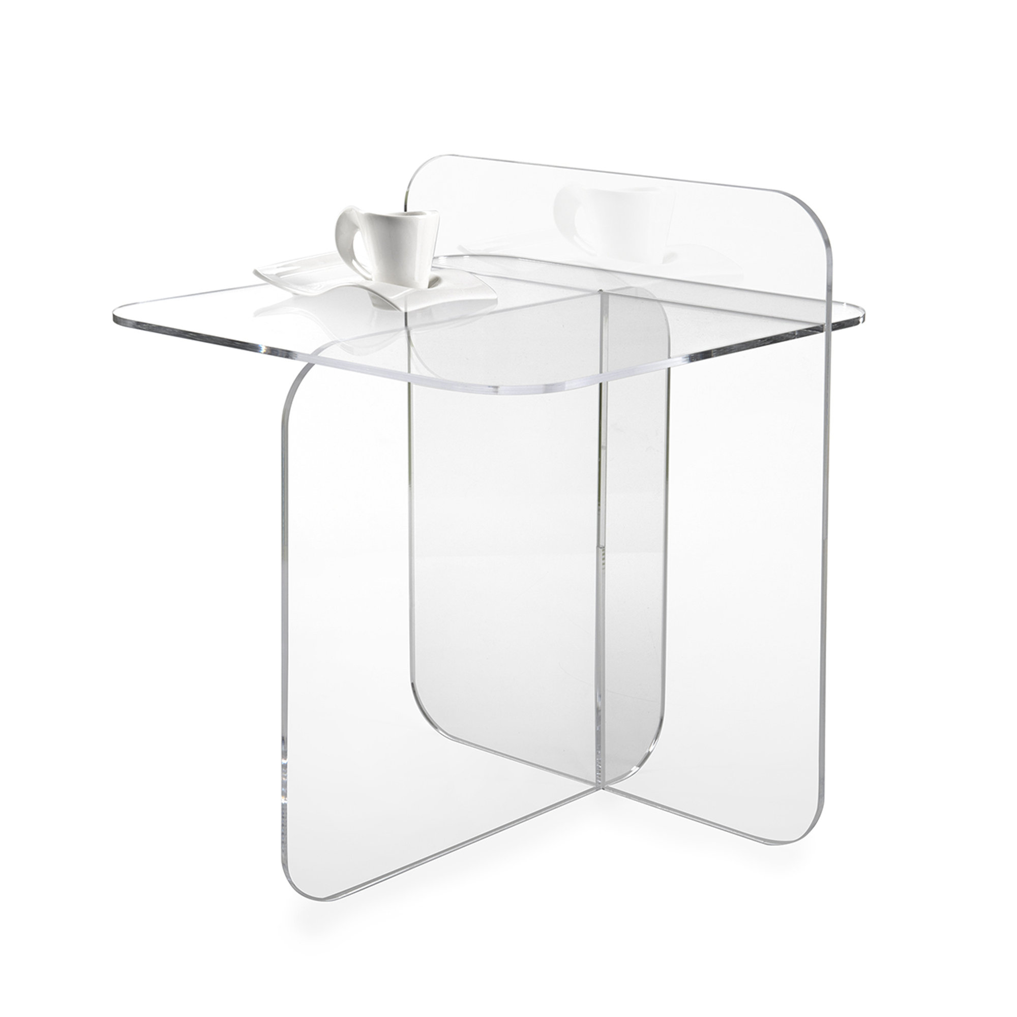 Table basse transparente Mondrian Iplex vista2