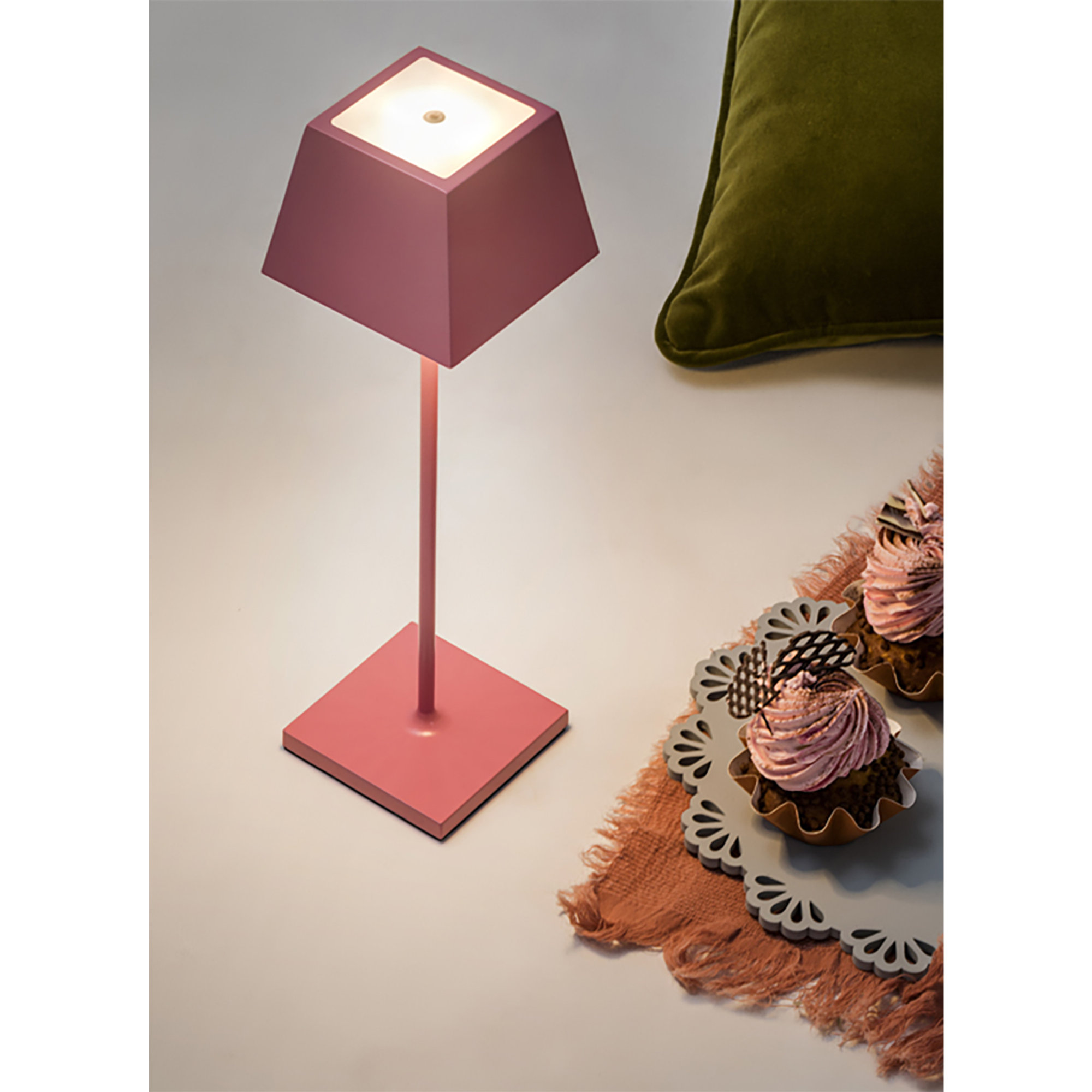 Lampada da tavolo SIESTA, corallo Rossini Illuminazione vista2