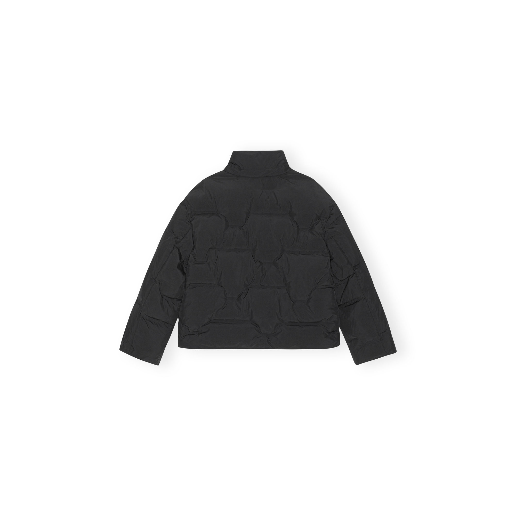 Soft Puffer Short Jacket F8392 Ganni vista3