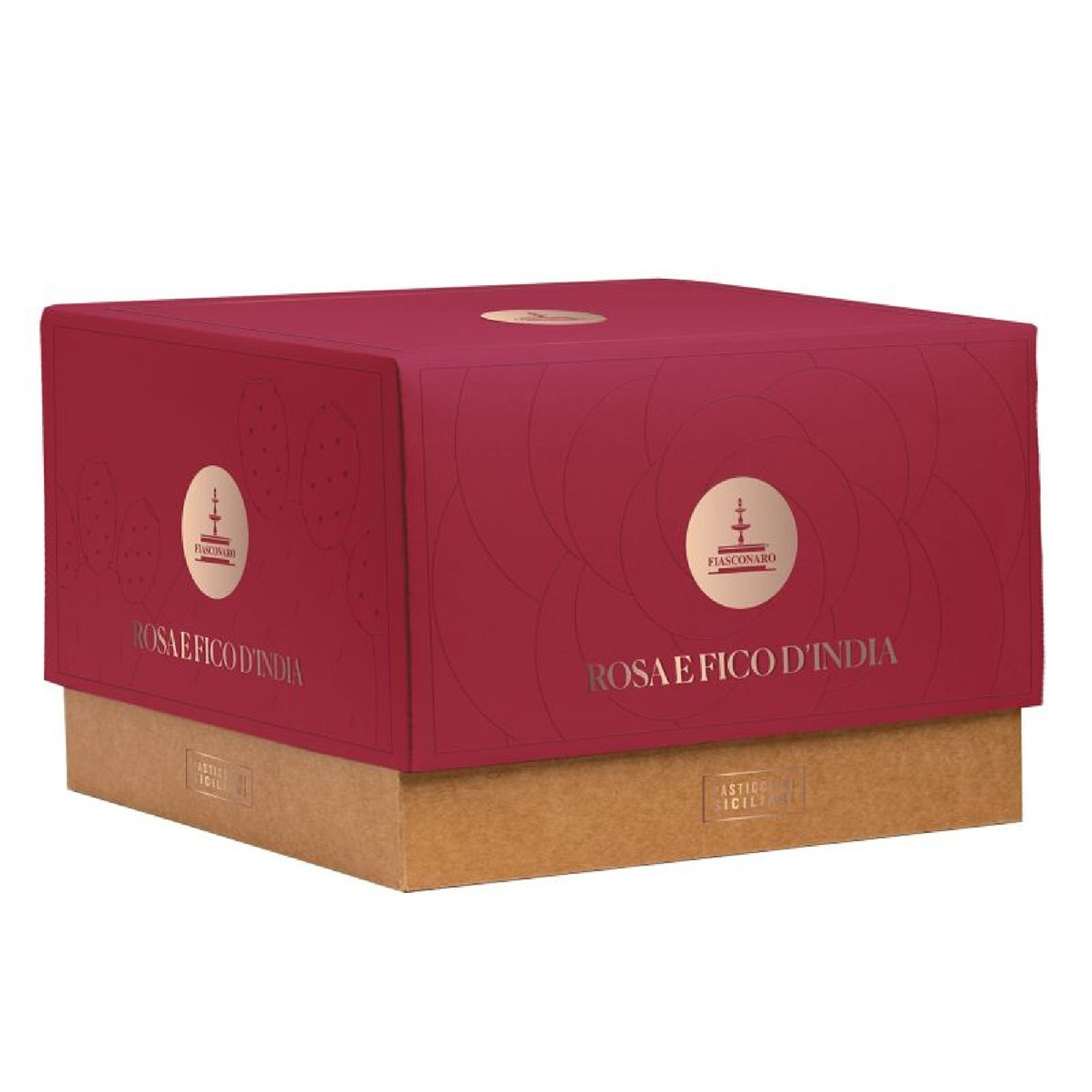 Panettone rosa e fico d'india Fiasconaro 1Kg Fiasconaro vista0