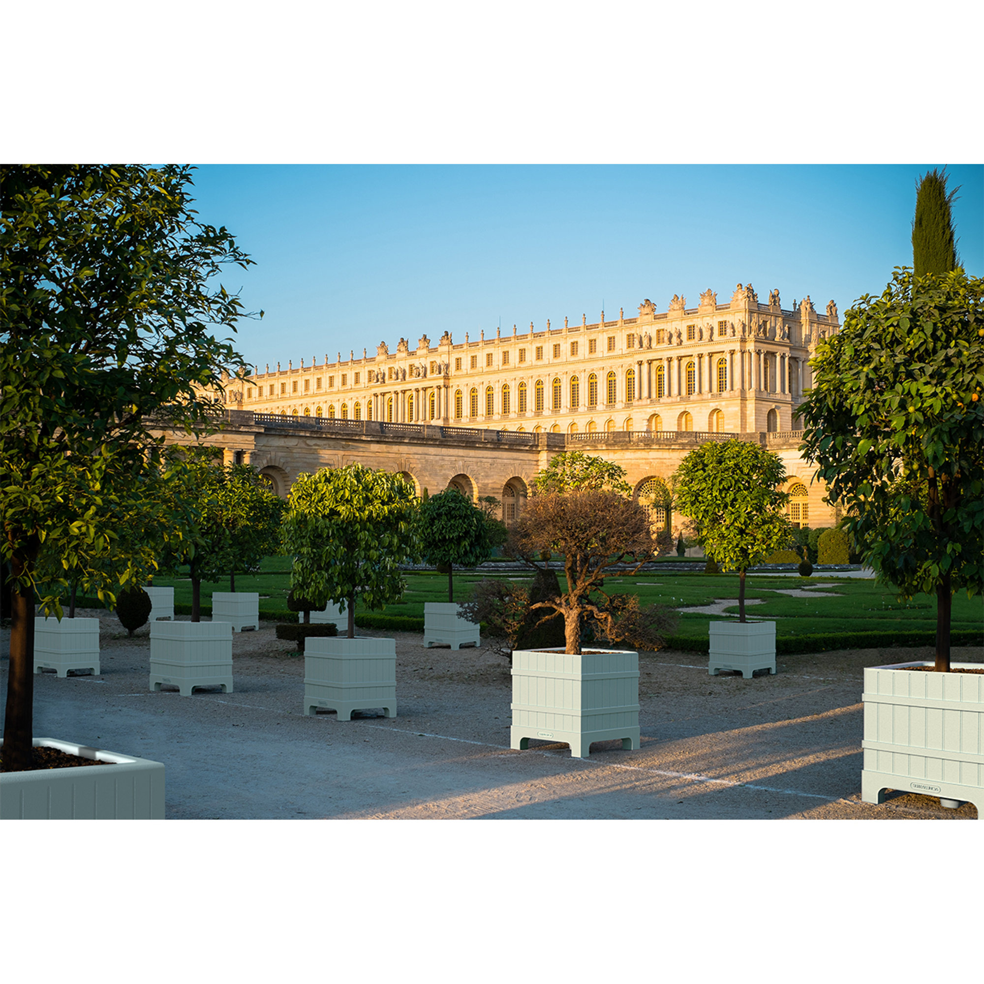 Vaso Versailles - corallo Serralunga vista2