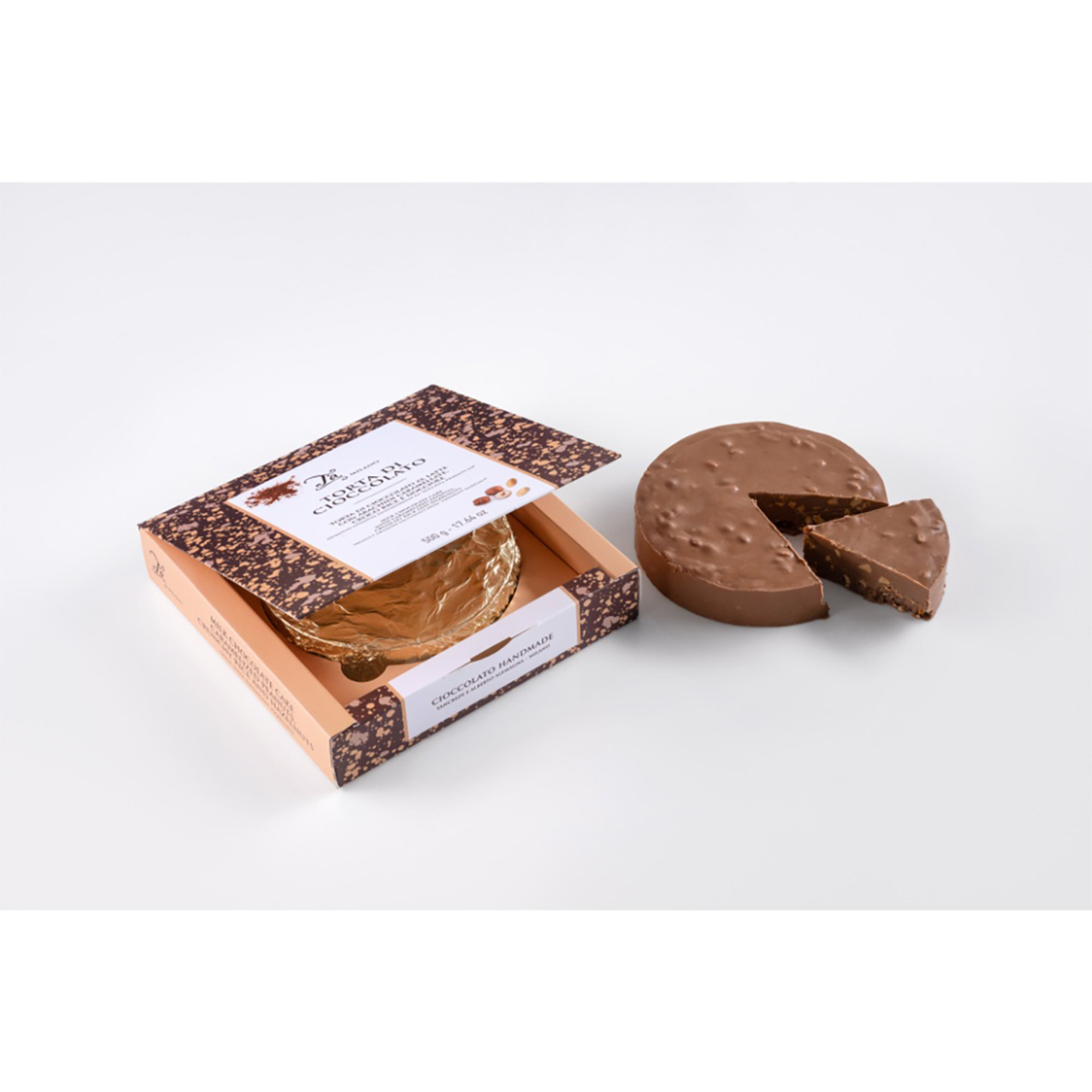 T'A Milano Torta di cioccolato al latte con arachidi caramellate, croco rice e Nocciole Piemonte IGP T'a Milano vista0