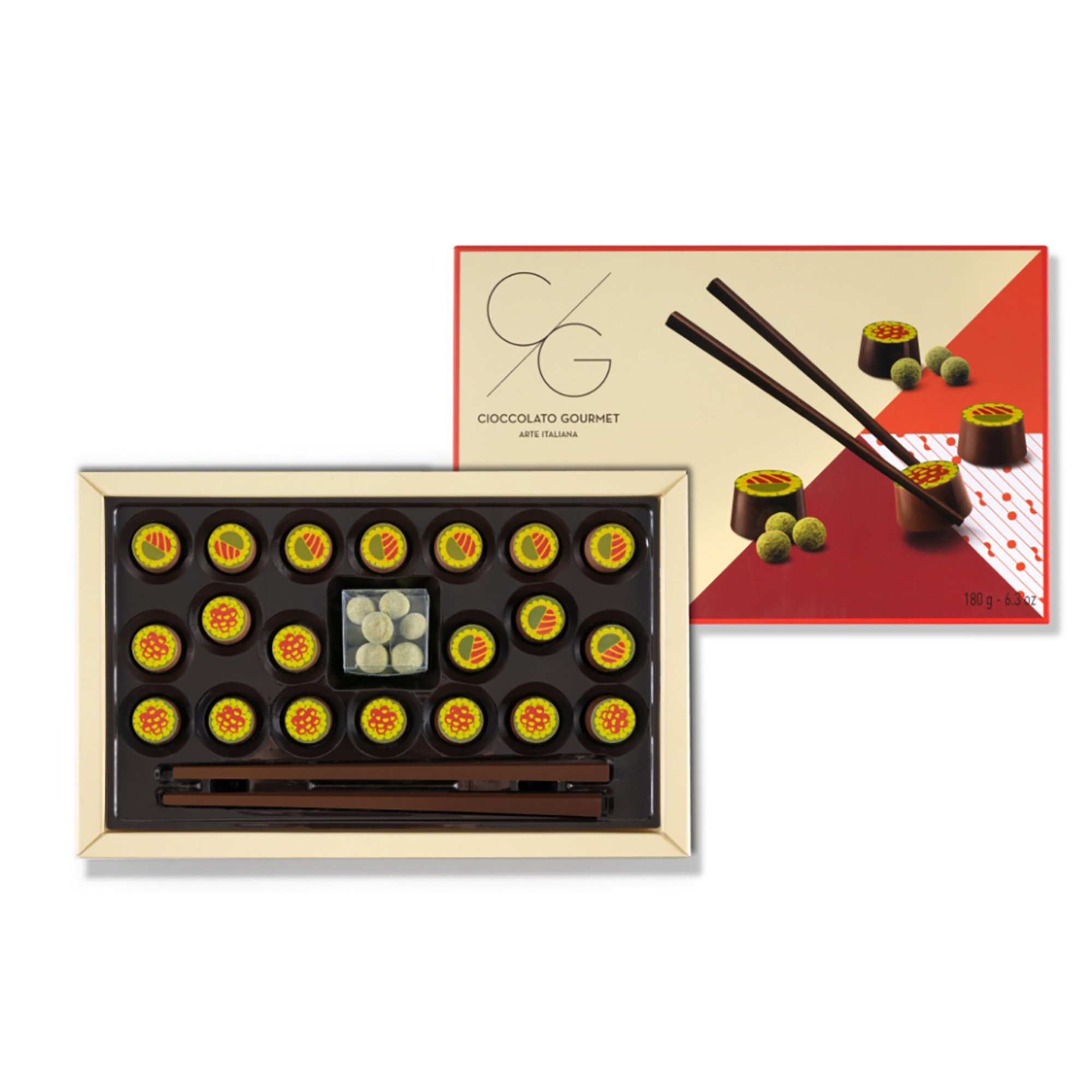 Cioccolato Gourmet Praline Ripiene assortite - Ciocosushi T'a Milano vista2