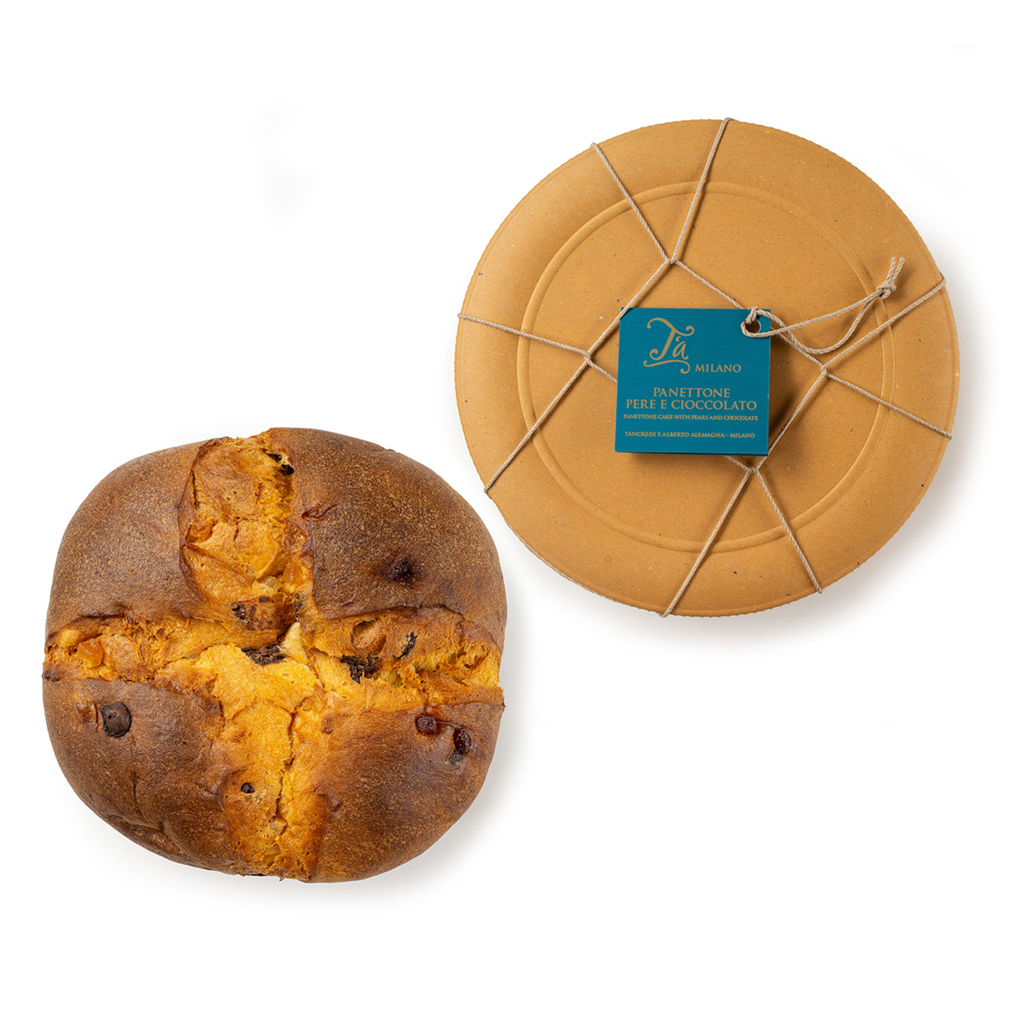 T'A Milano Panettone con Pere e Cioccolato con Cappelliera - 1 kg T'a Milano vista1