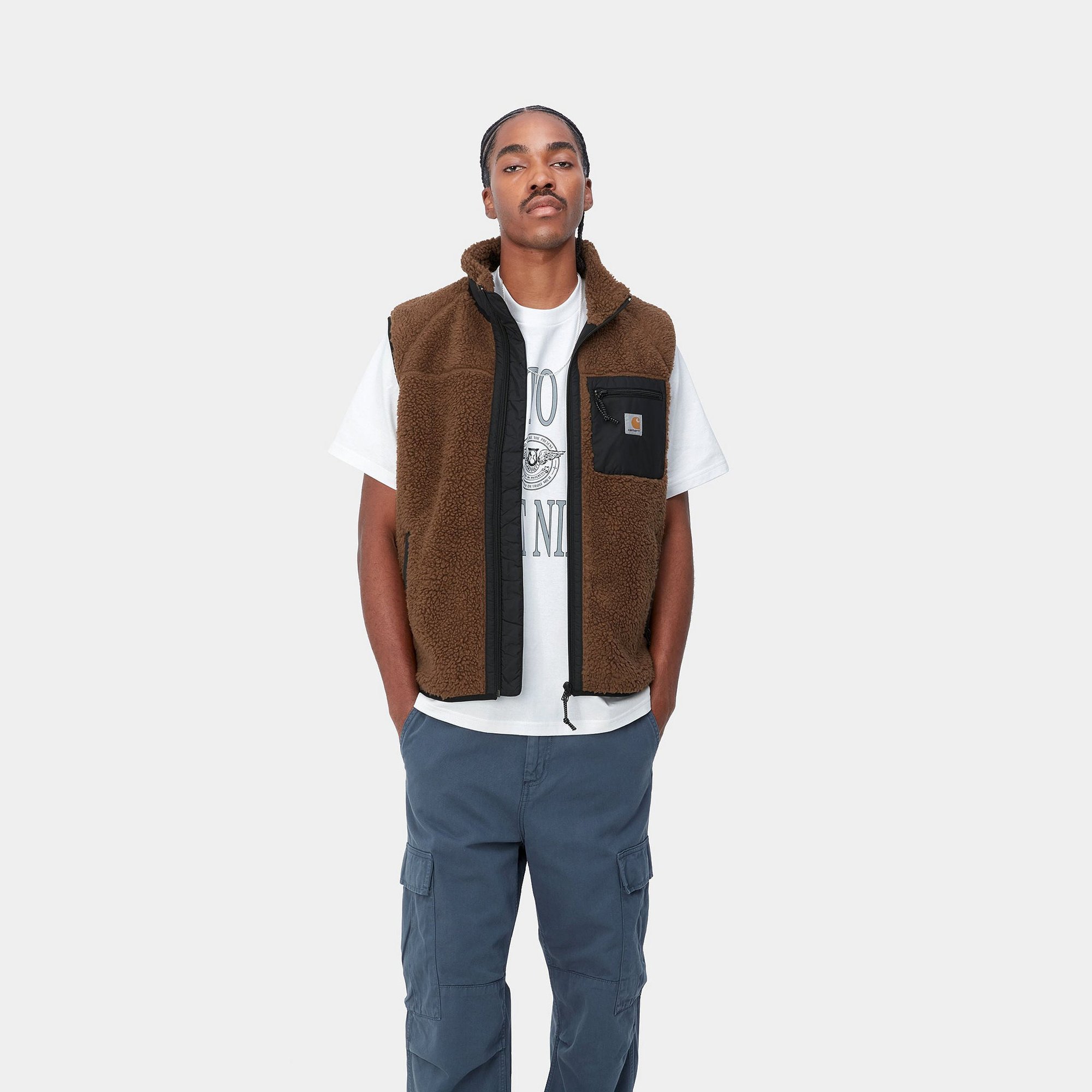 Gilet Doublure Pile Carhartt Wip Prentis Homme CARHARTT WIP vista1
