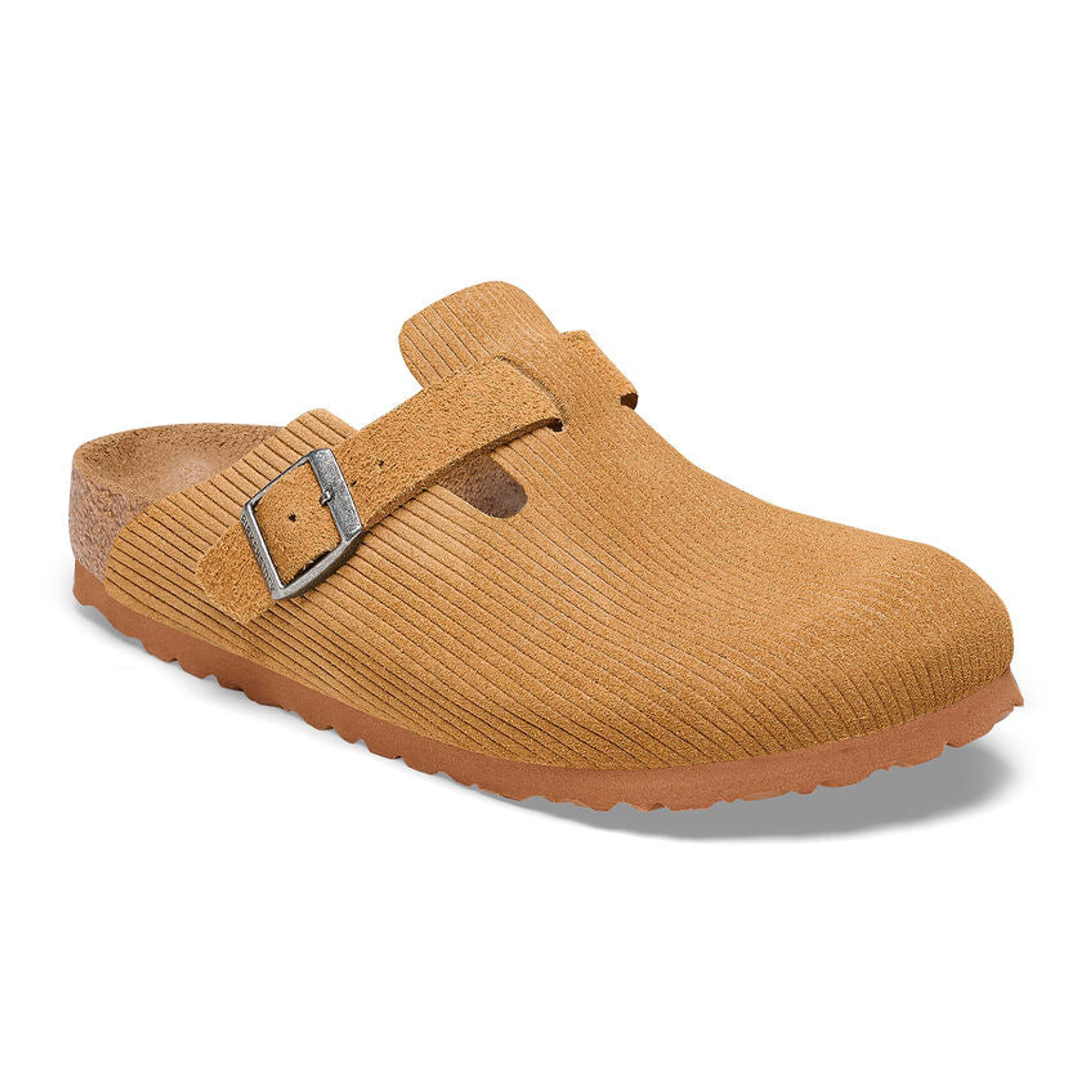 Birkenstock Boston Corduroy Corcho Marrón, cuero de ante-calz.s Unisex Birkenstock vista0