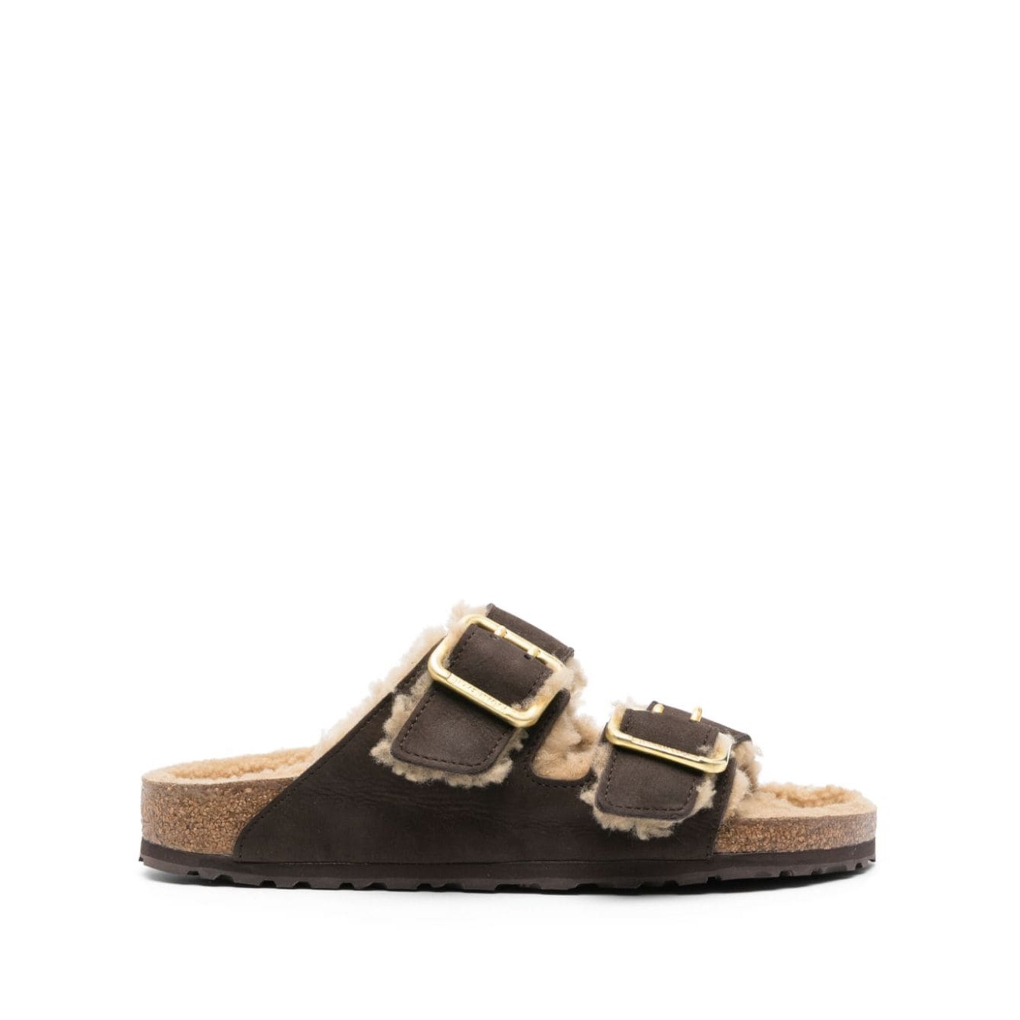 Arizona Bold Shearling Espresso, Natural Leather 1023632 Birkenstock vista0