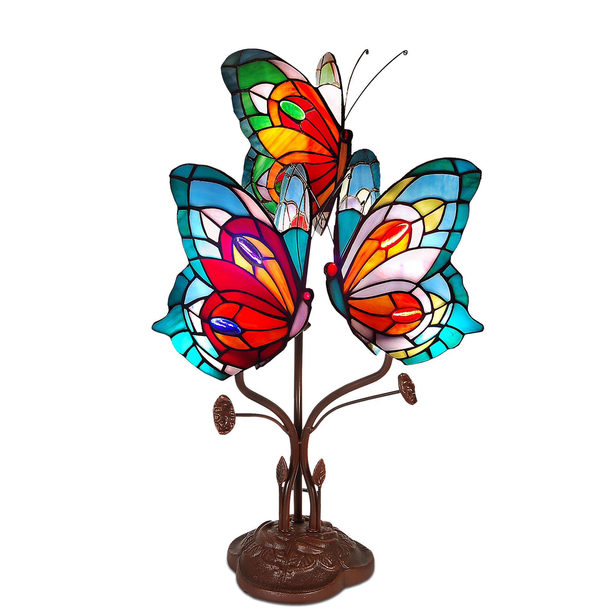 Adm - Bedside Lamp 'butterflies' Arte dal mondo vista0