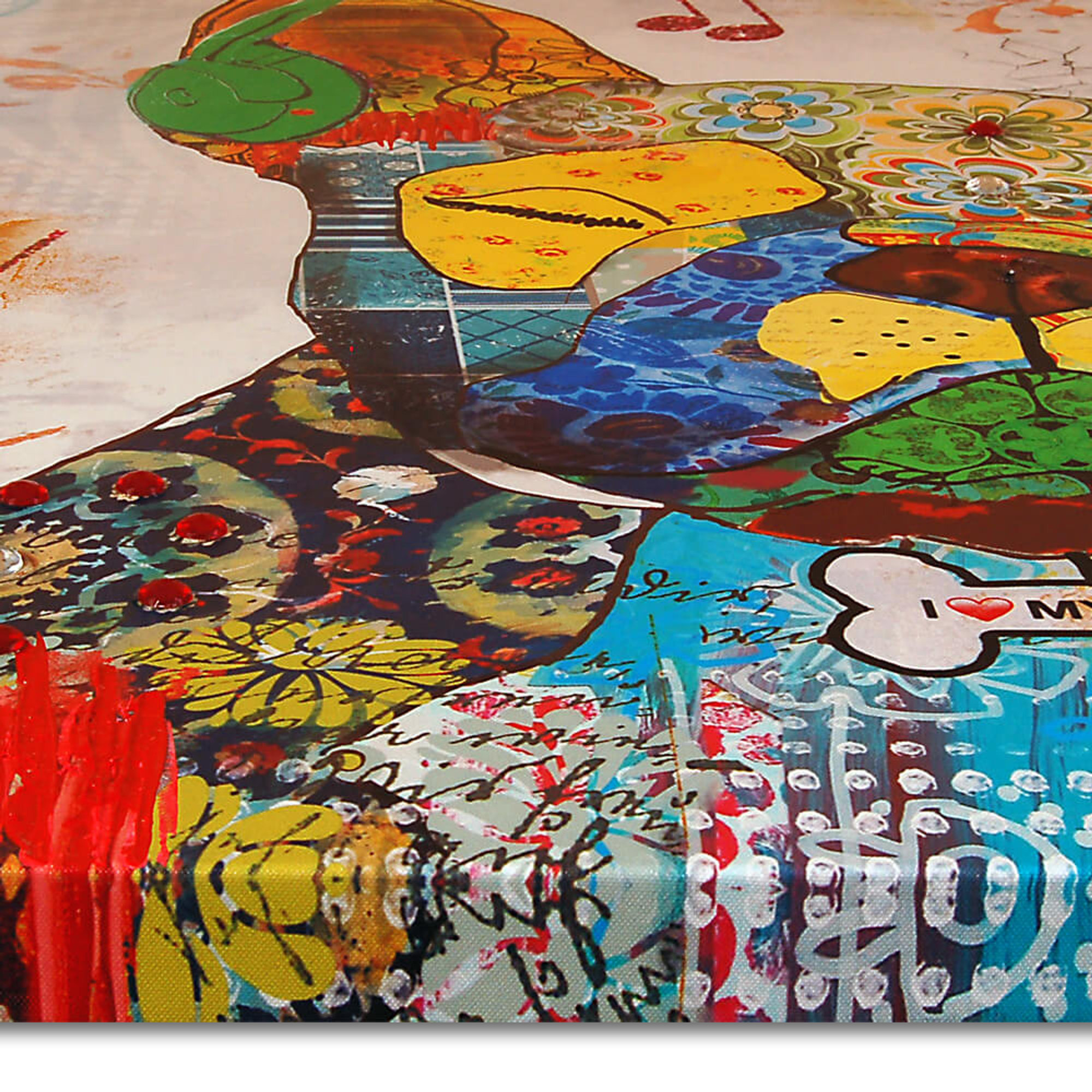 Adm - Druk 'bulldog francuski Pop Art' Arte dal mondo vista1