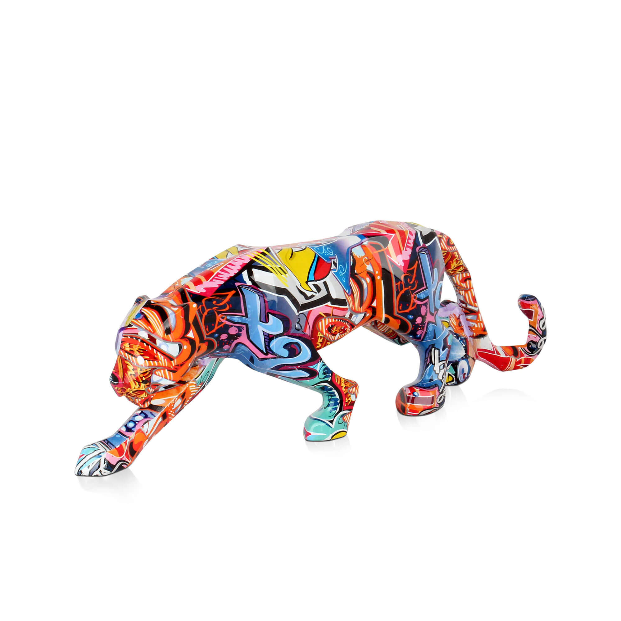 Adm - Skulptur aus Harz 'Panther' Arte dal mondo vista0