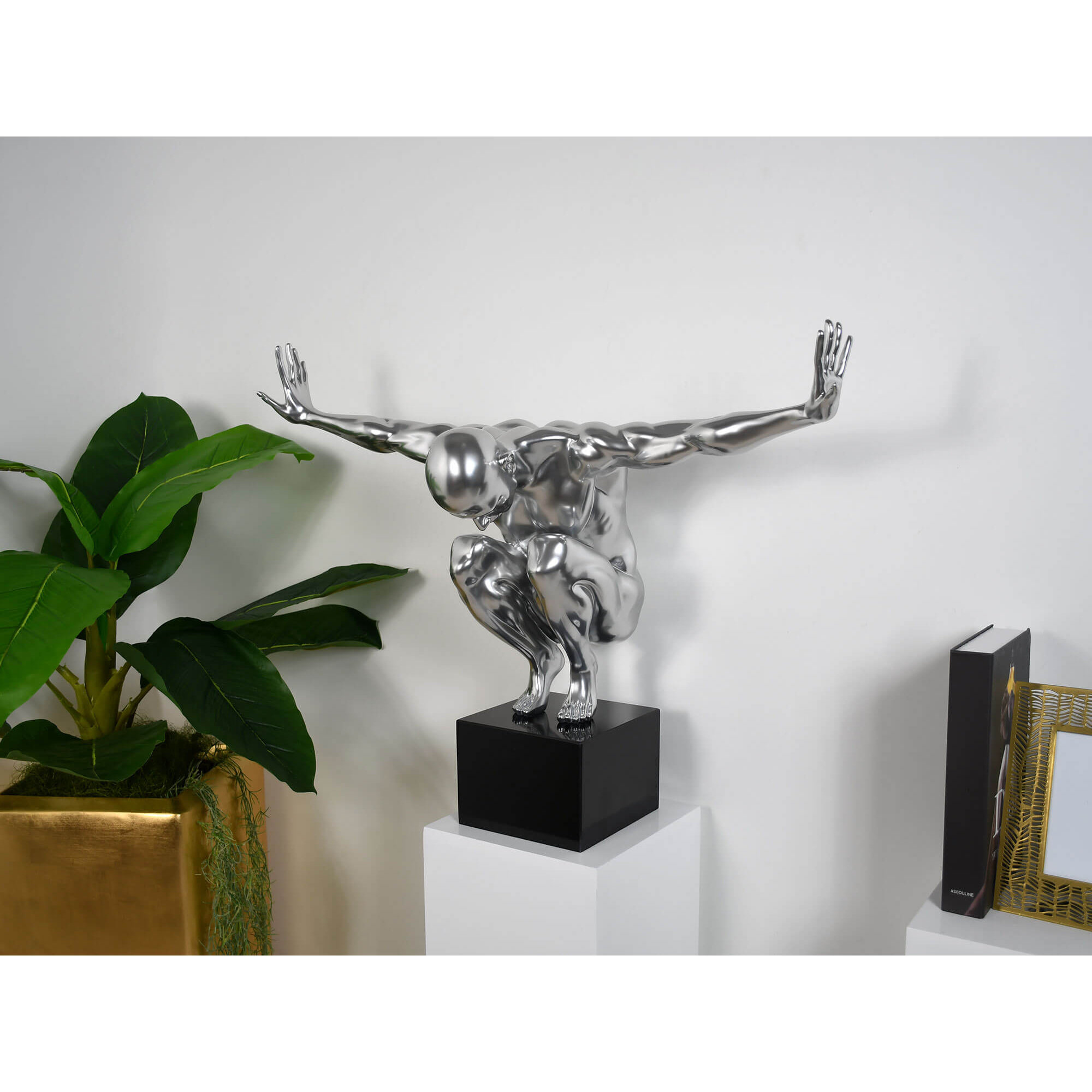 Adm - Scultura in Resina Grande 'equilibrio' Arte dal mondo vista3