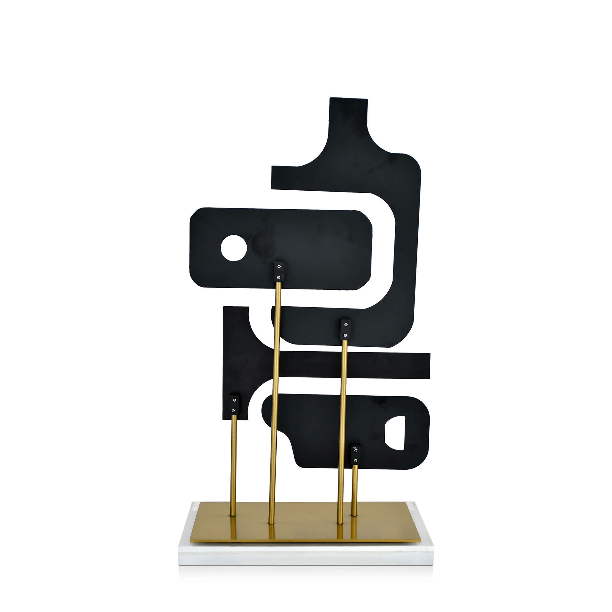 Adm - Scultura in Metallo 'scultura Astratta ' Arte dal mondo vista2