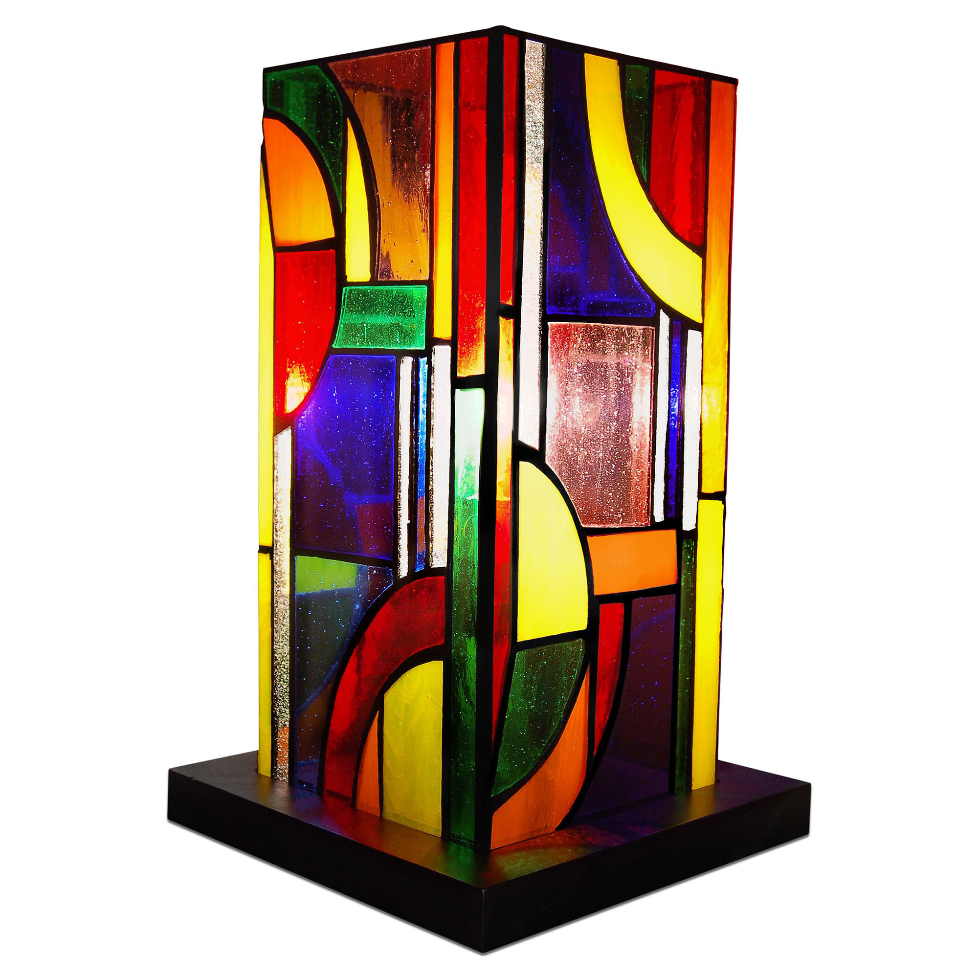 Adm - Lampe de chevet 'abat-jour Kandinsky à colonne' Arte dal mondo vista0