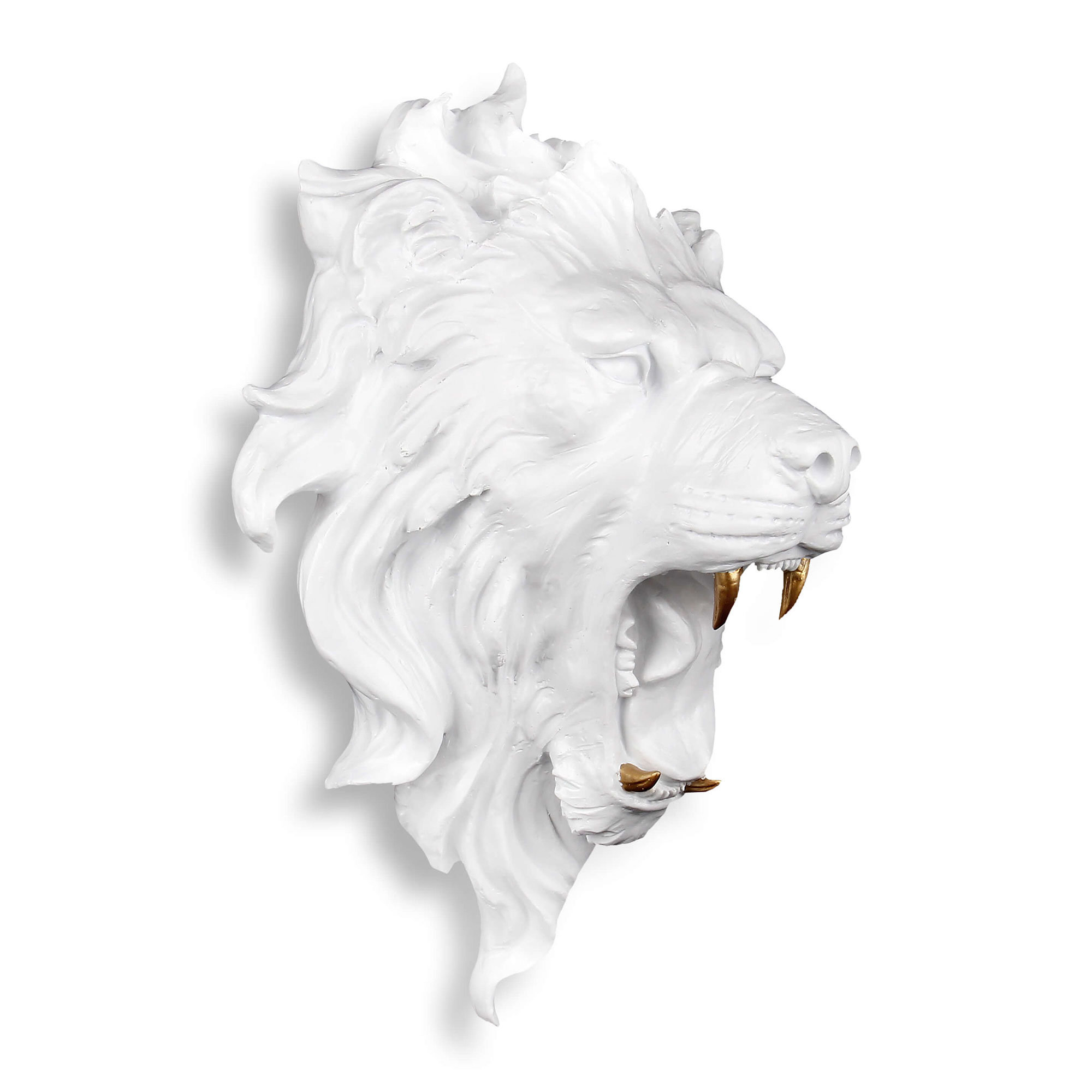 Adm - Sculpture en Résine 'tête de Lion' Arte dal mondo vista1