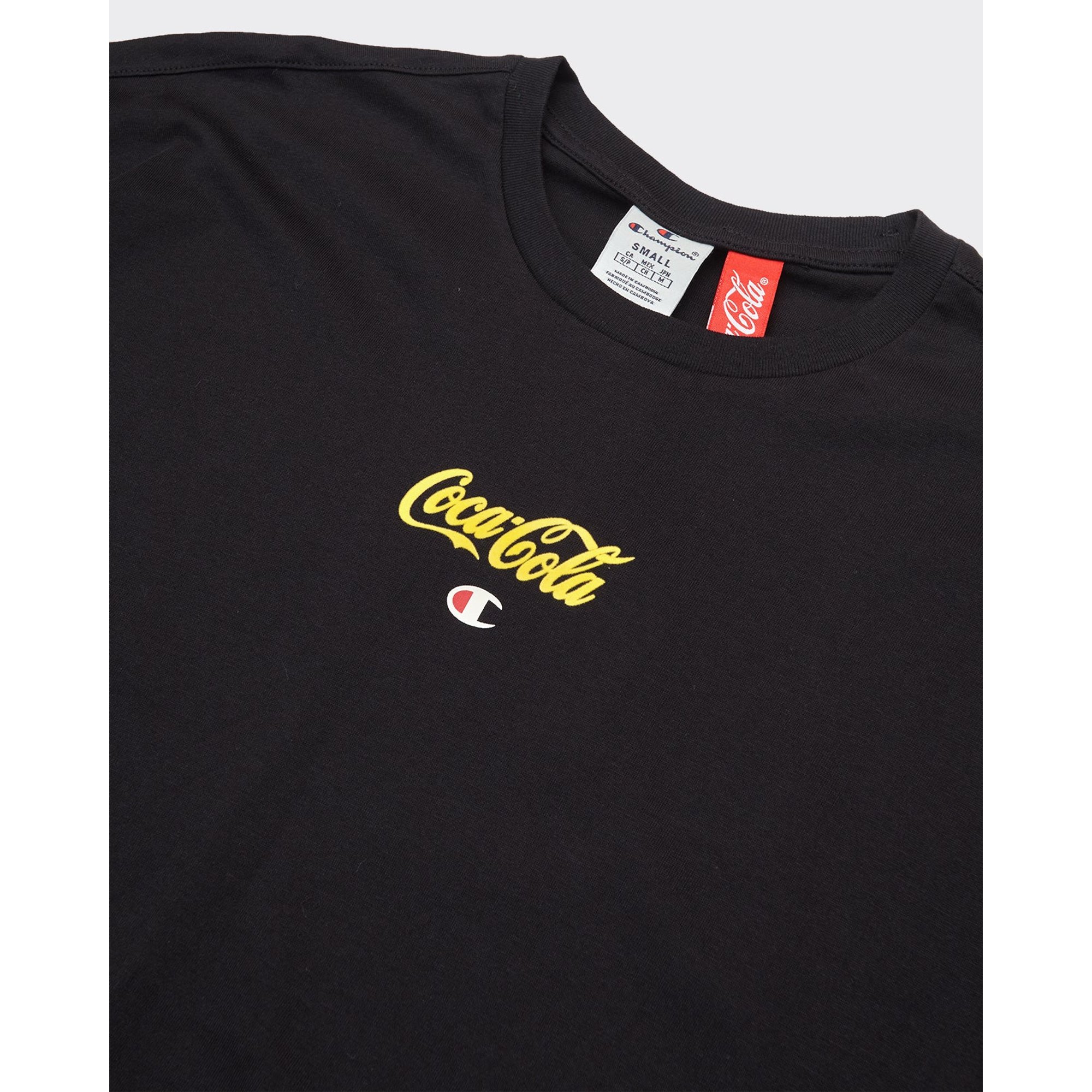 T-shirt col rond Coca Cola noire Champion  vista3