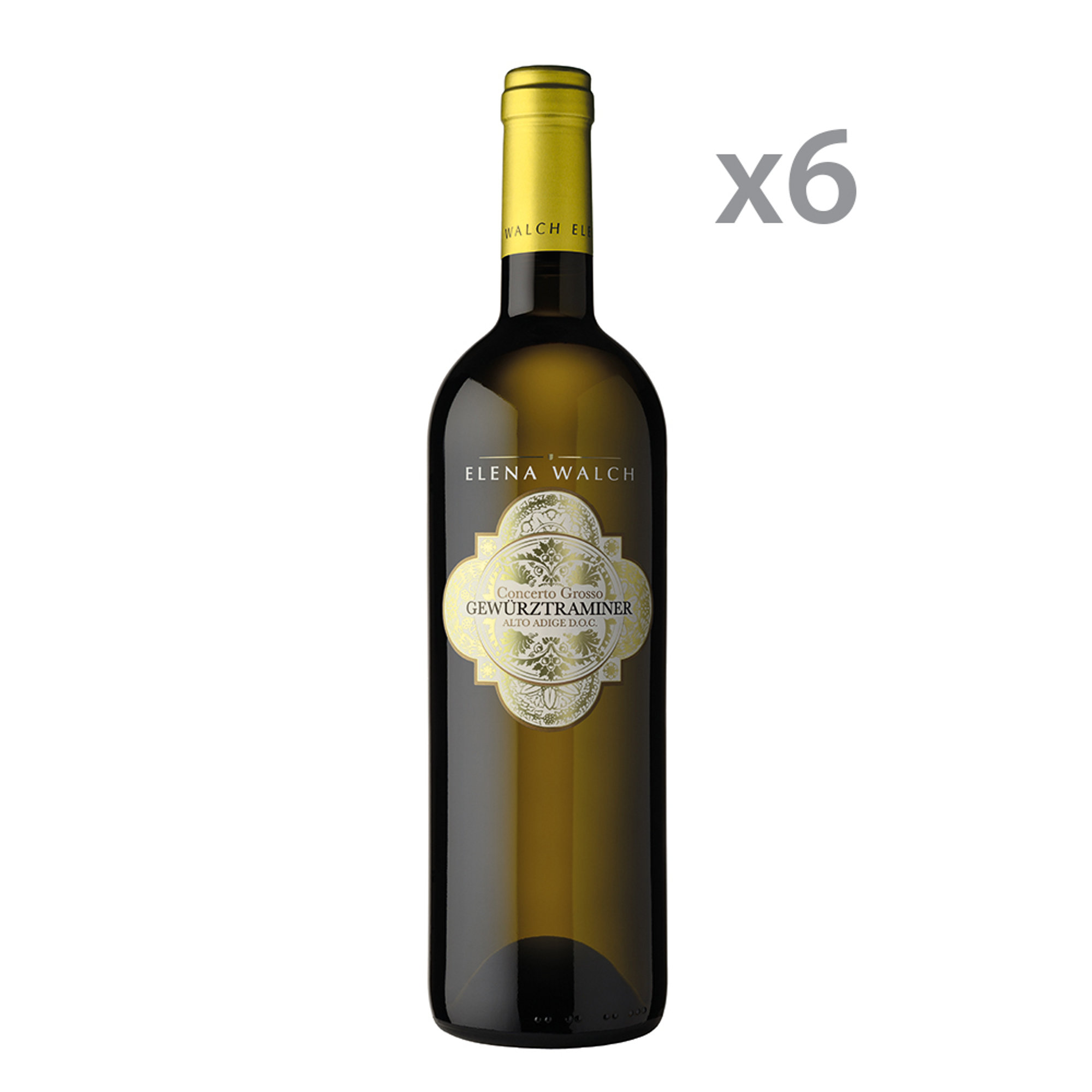 6 bottiglie - Gewurztraminer "Concerto Grosso"Alto Adige DOC 2022 Elena Walch vista0