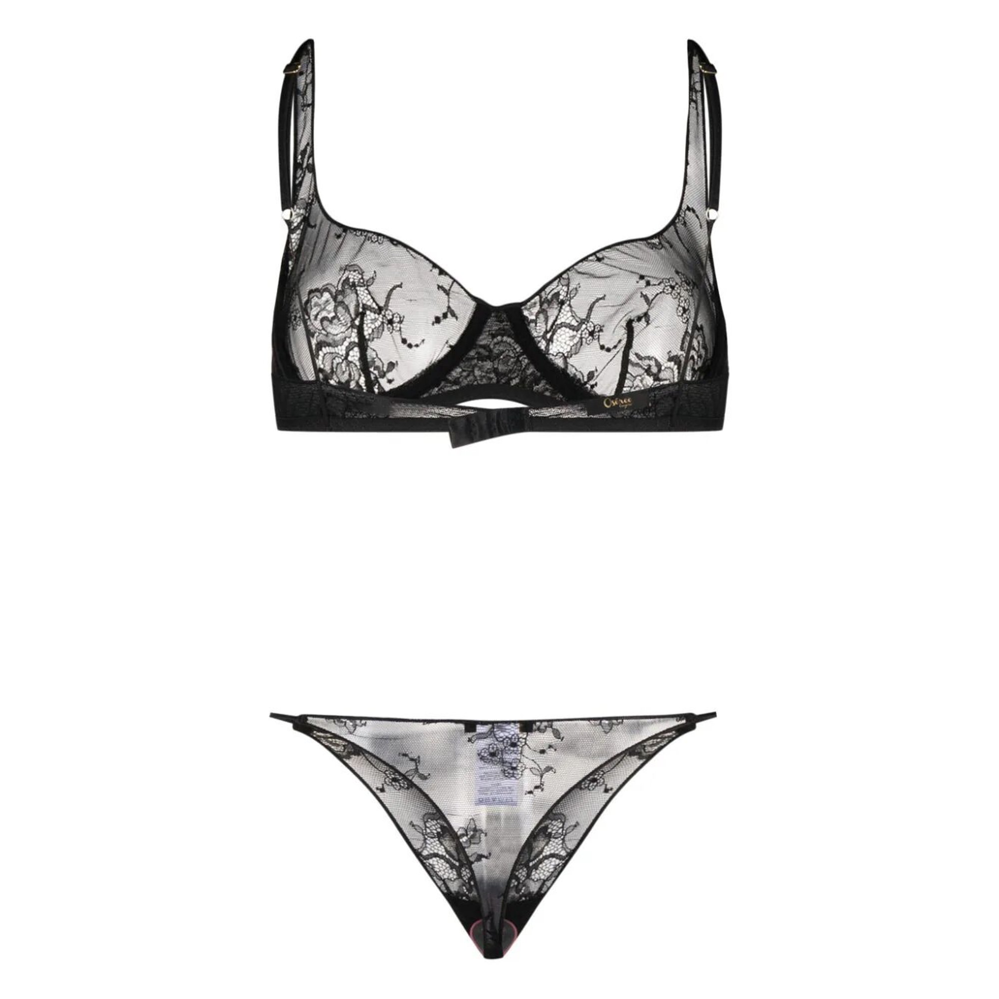 Soft Lace Bralette Set  Orw132 OSEREE vista2