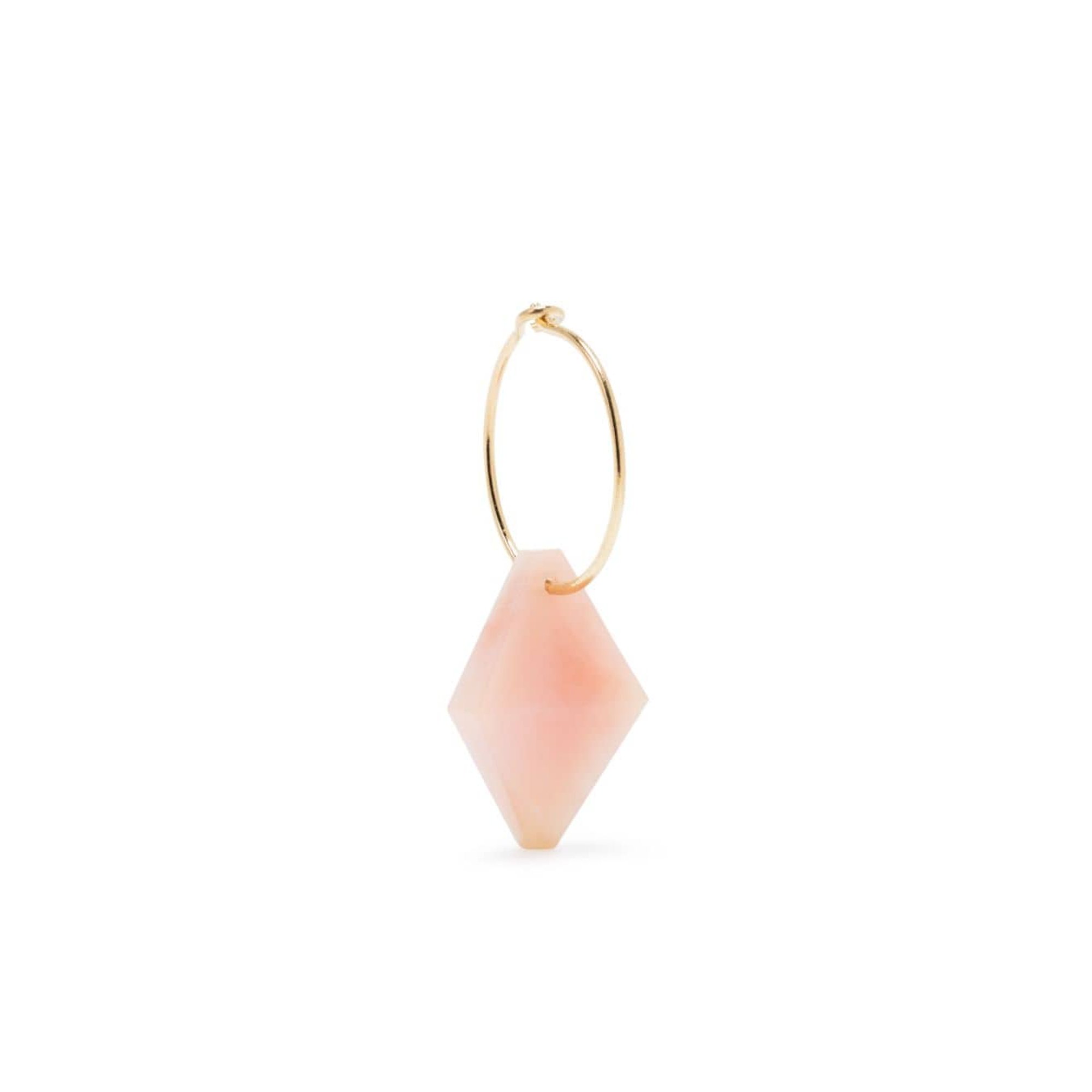 Earring Circle Rombo Circle Op.rosa Ecdccw00ejyg18k Aliita vista0