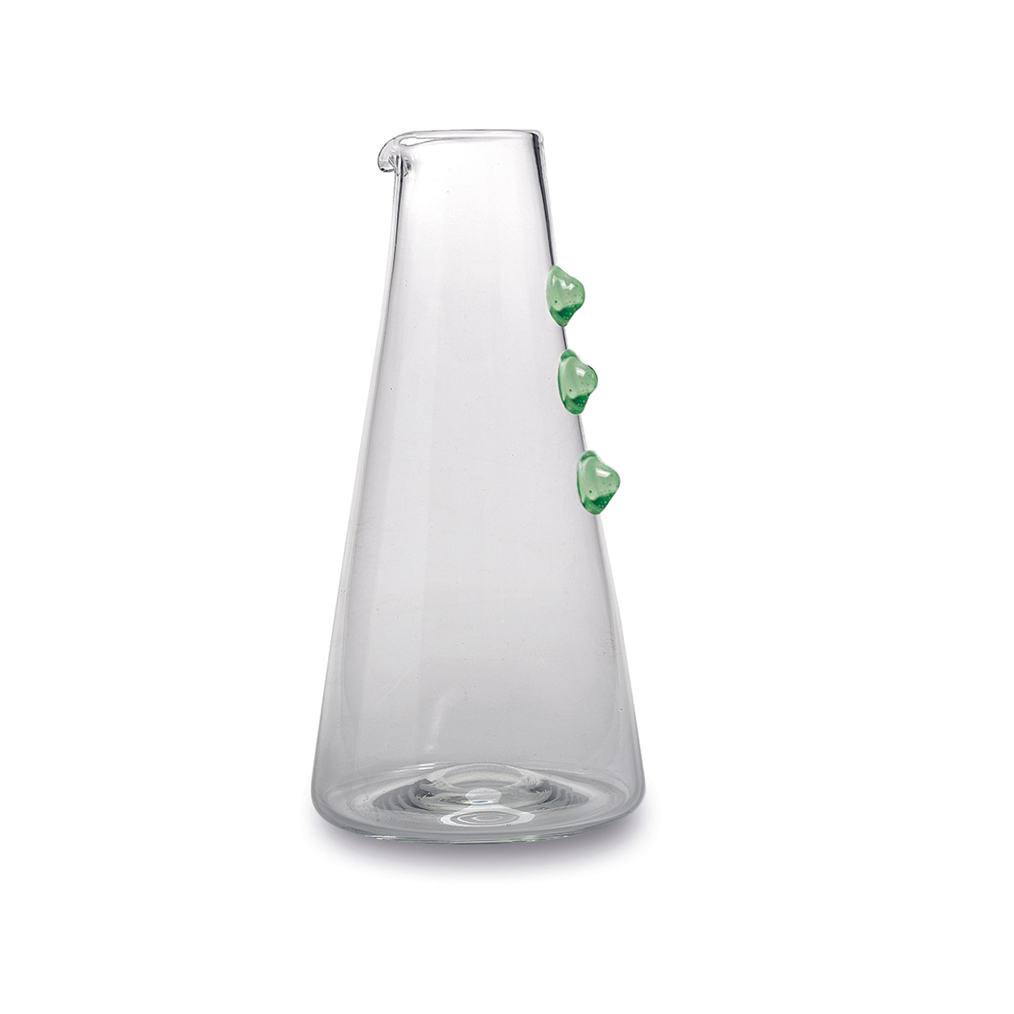 Carafe PETONI, transparent/vert Zafferano tavola vista0