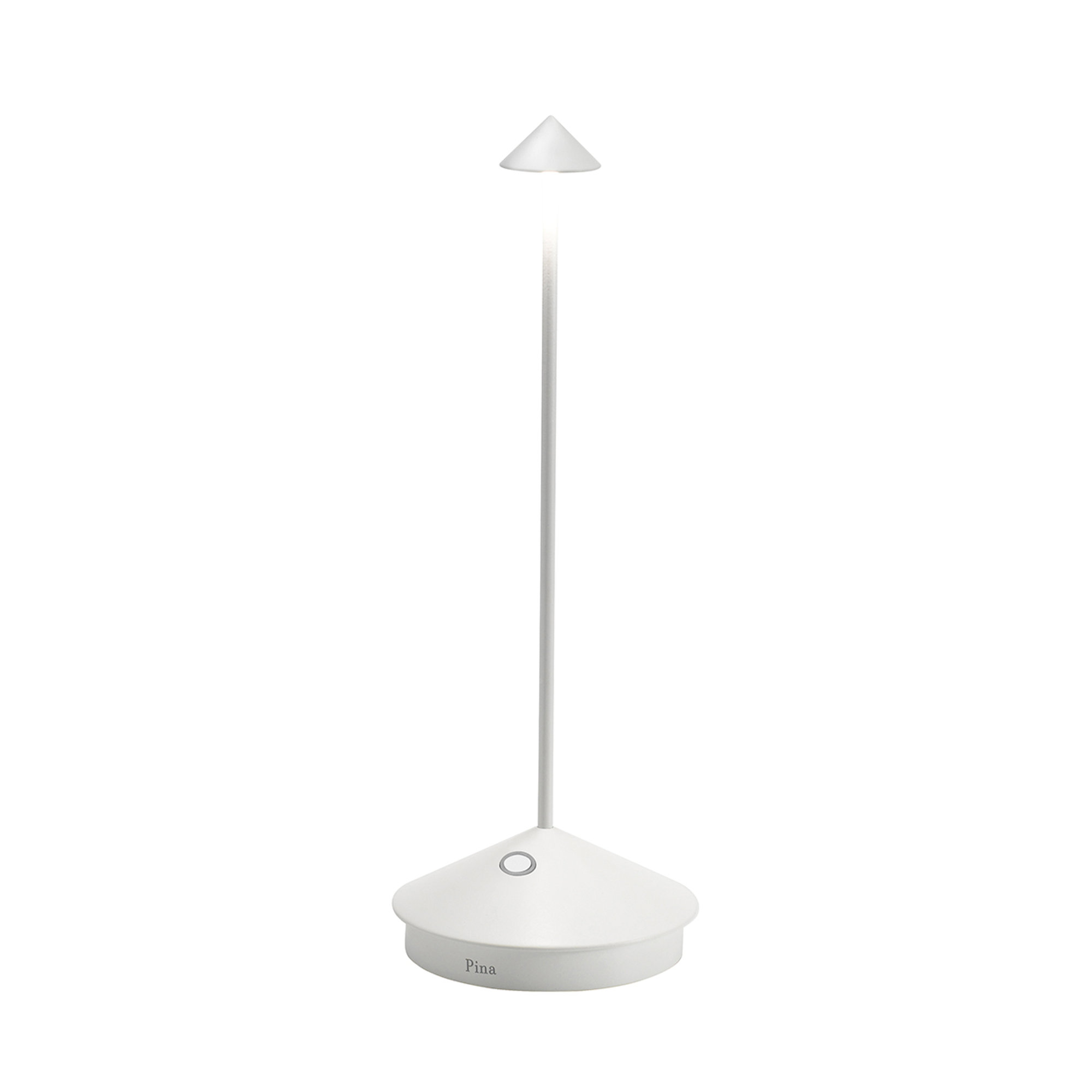 Tischlampe Pina Pro Ø.105x290mm, mattweiß Zafferano luce vista0