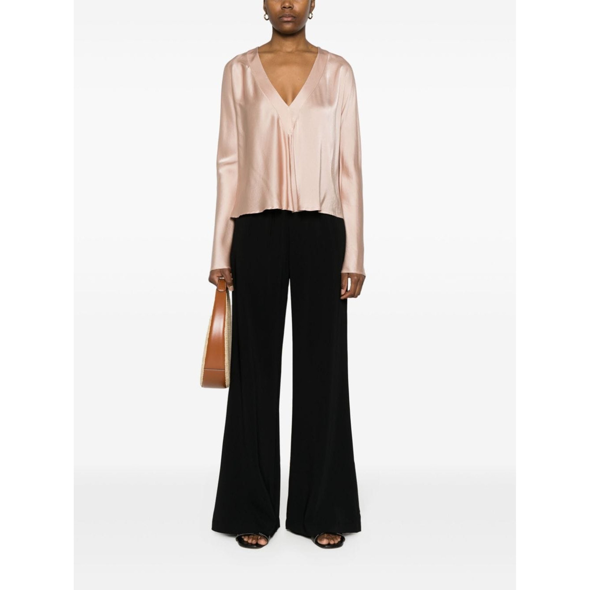 Stretch Crepe Cady Flared Pants 12045mypants Forte_Forte  vista1