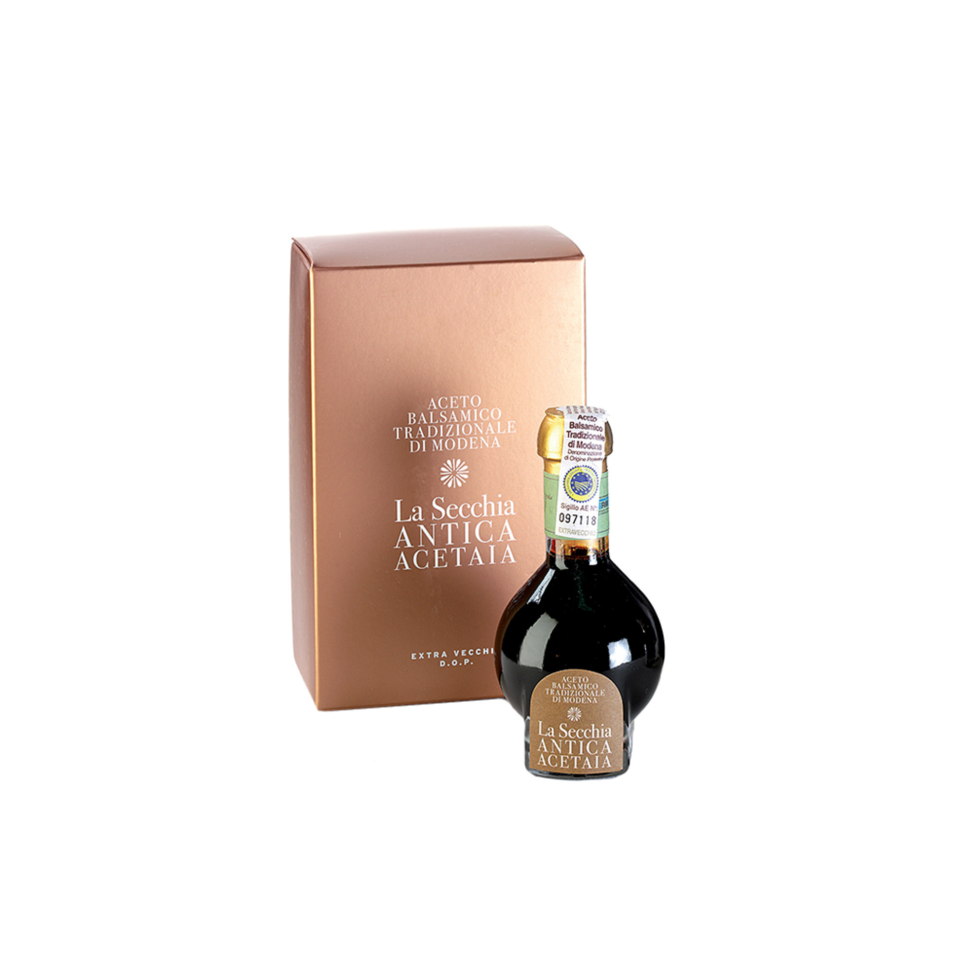 1 bottiglia Aceto balsamico tradizionale di Modena 25 anni dop 100 ml La Secchia Antica Acetaia vista0