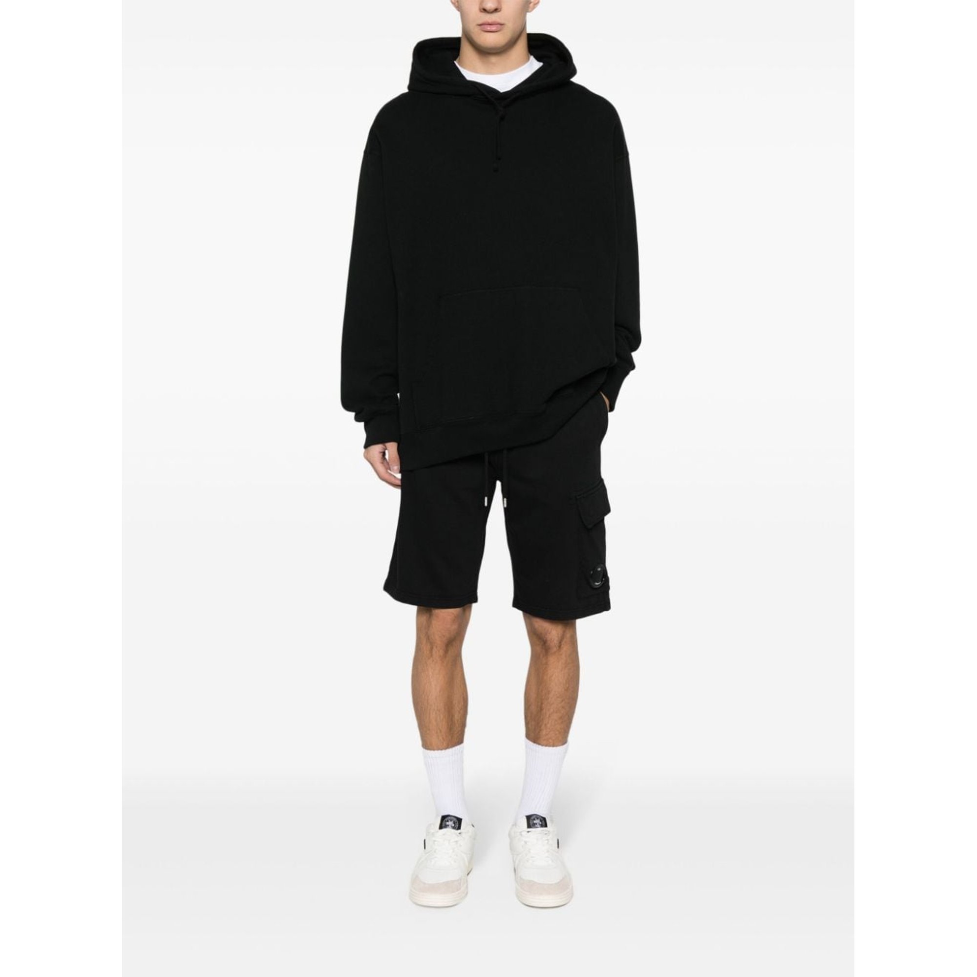 Shorts Utilitaires en Polaire Légère 16cmsb021a002246g CP Company vista1