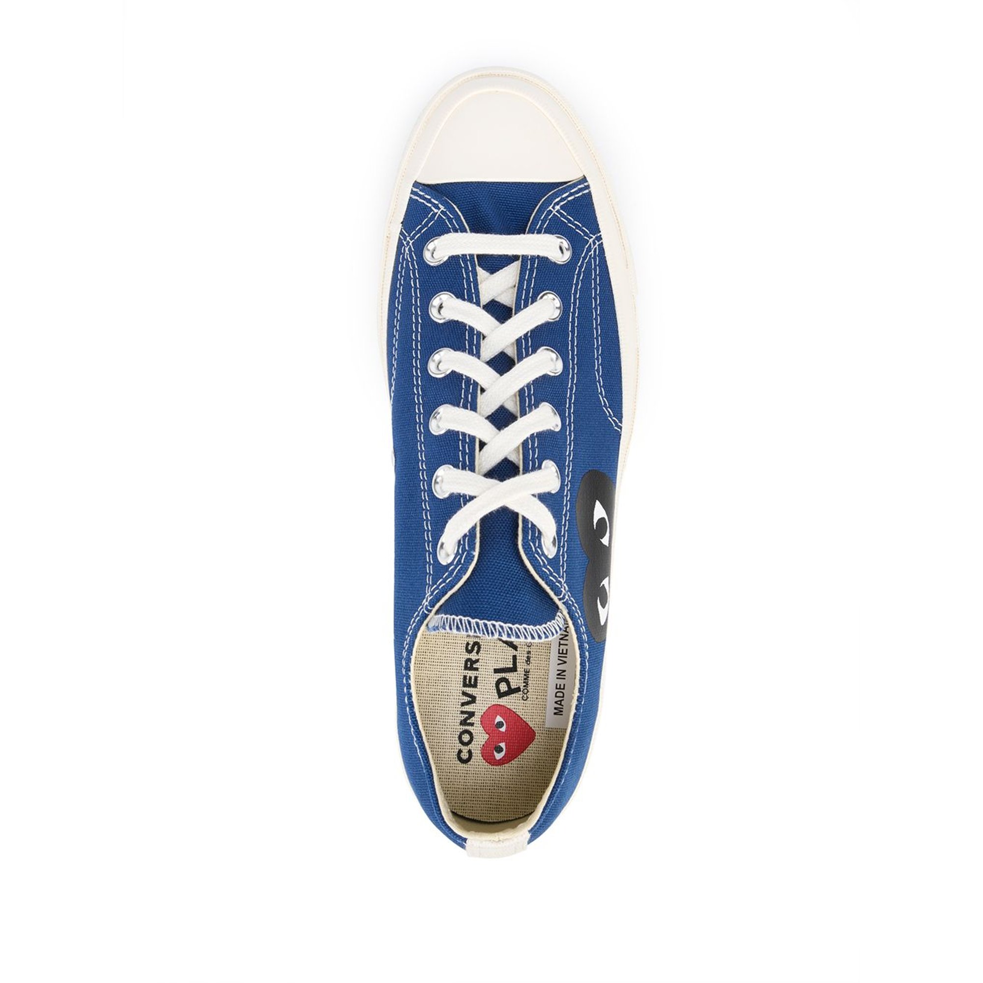 New Big Heart Ct20 Low Top Shoes P1k121blue Comme des Garçons Play vista3